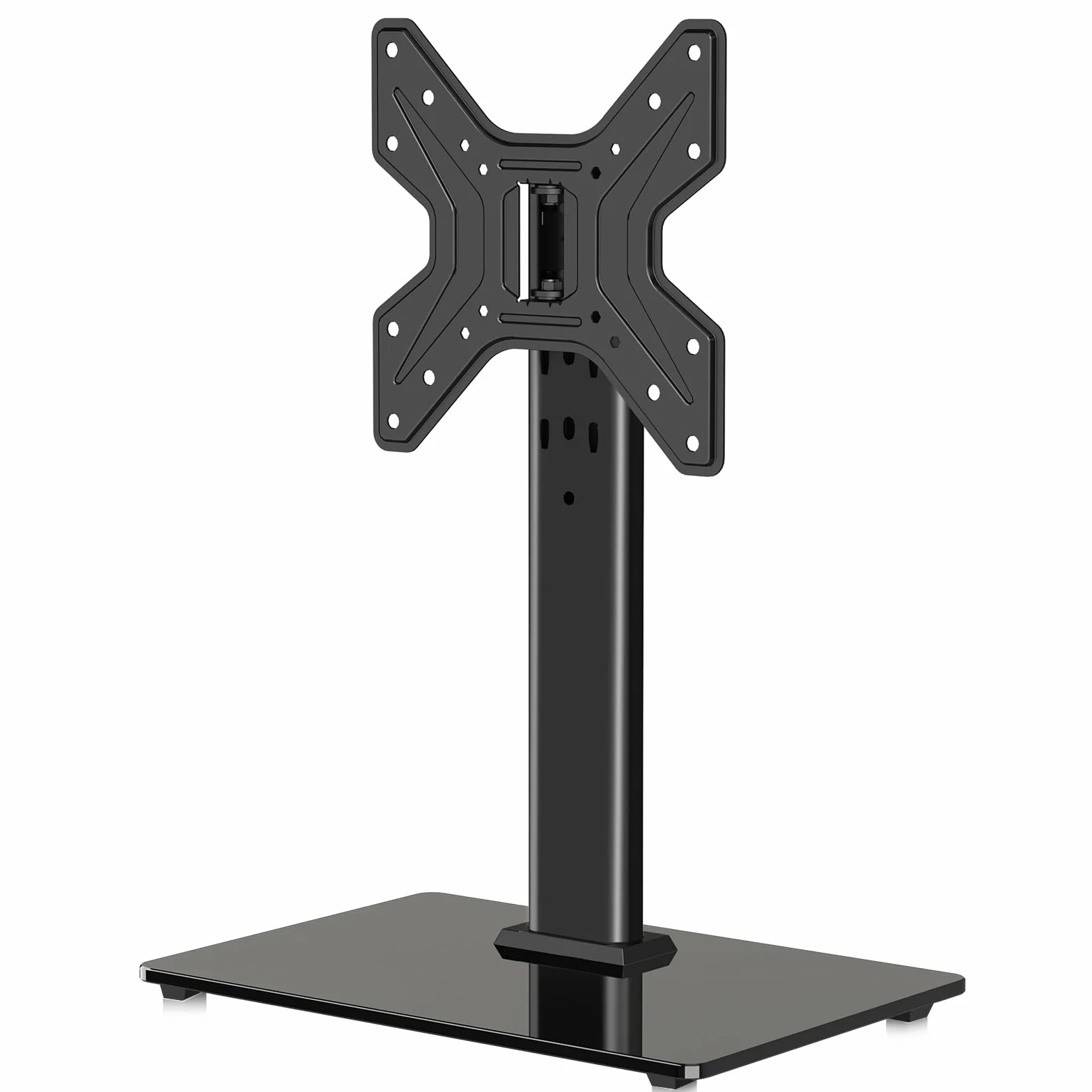 Soporte de TV giratorio universal XINLEI para televisores Samsung/LG de 17 a 43 pulgadas, altura ajustable 265-385 mm, carga 45 kg, VESA 200x200