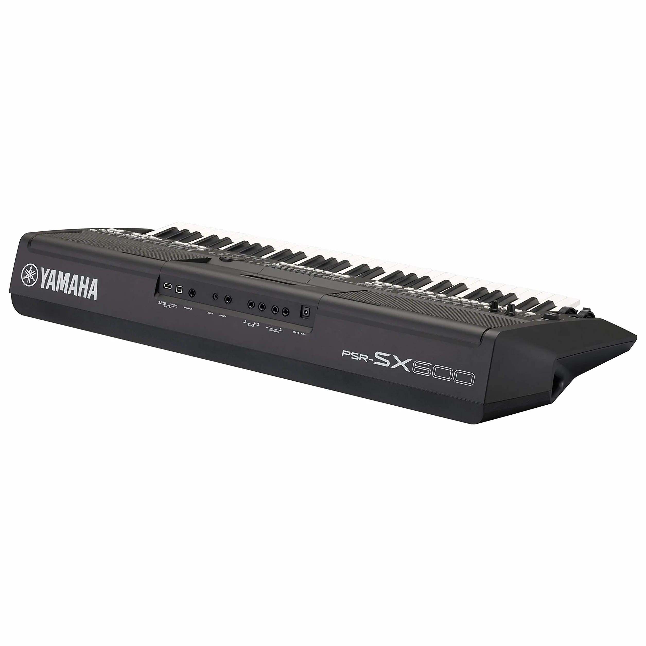 Yamaha PSR-SX600 Digital Keyboard - Teclado digital de calidad para las workstations con 850 voces de instrumentos auténticos y estilos de DJ, 61 teclas sensibles a la pulsación, en negro