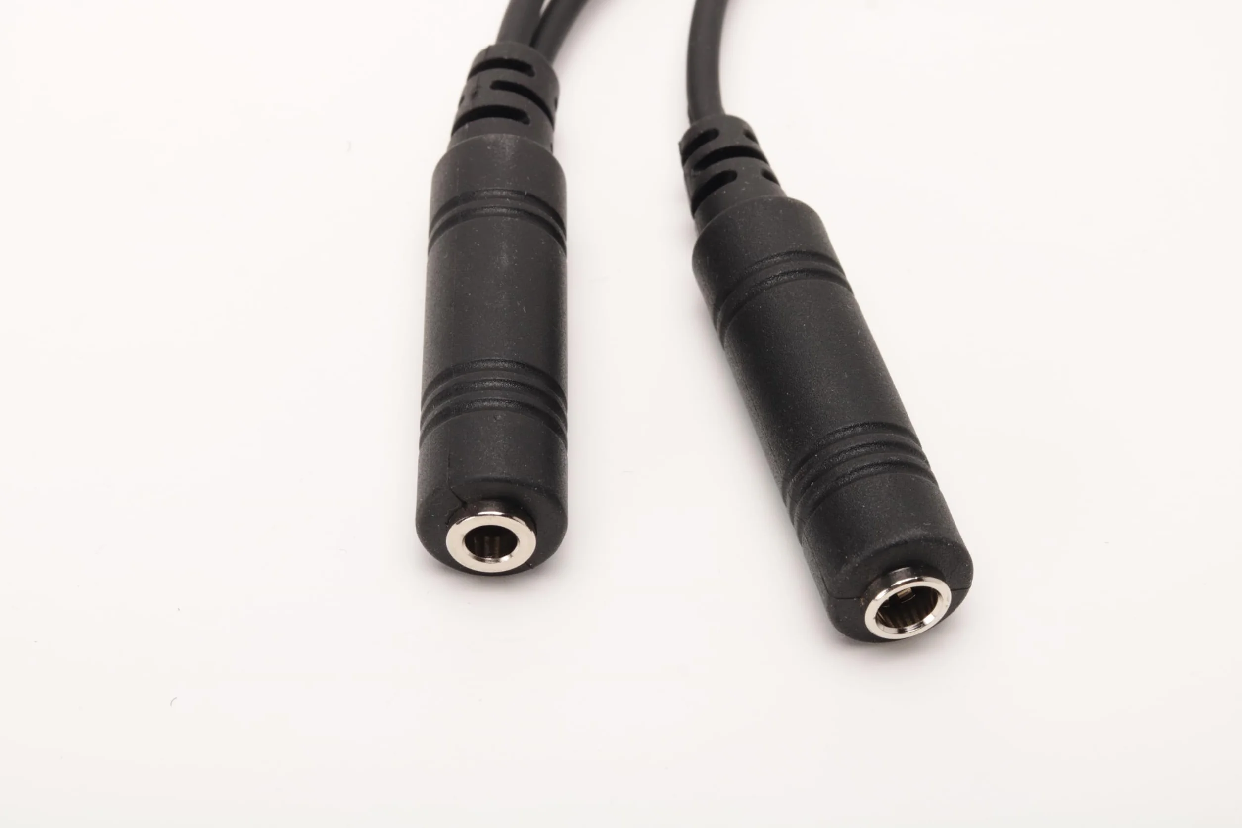 Wirenest Cable adaptador de auriculares de aviación, repuesto para Icom OPC-2379 / OPC-499 - Adaptador GA de doble enchufe con conector PTT de 3,5 mm y sello de goma para radios Icom IC-A3 A6 A14 A22