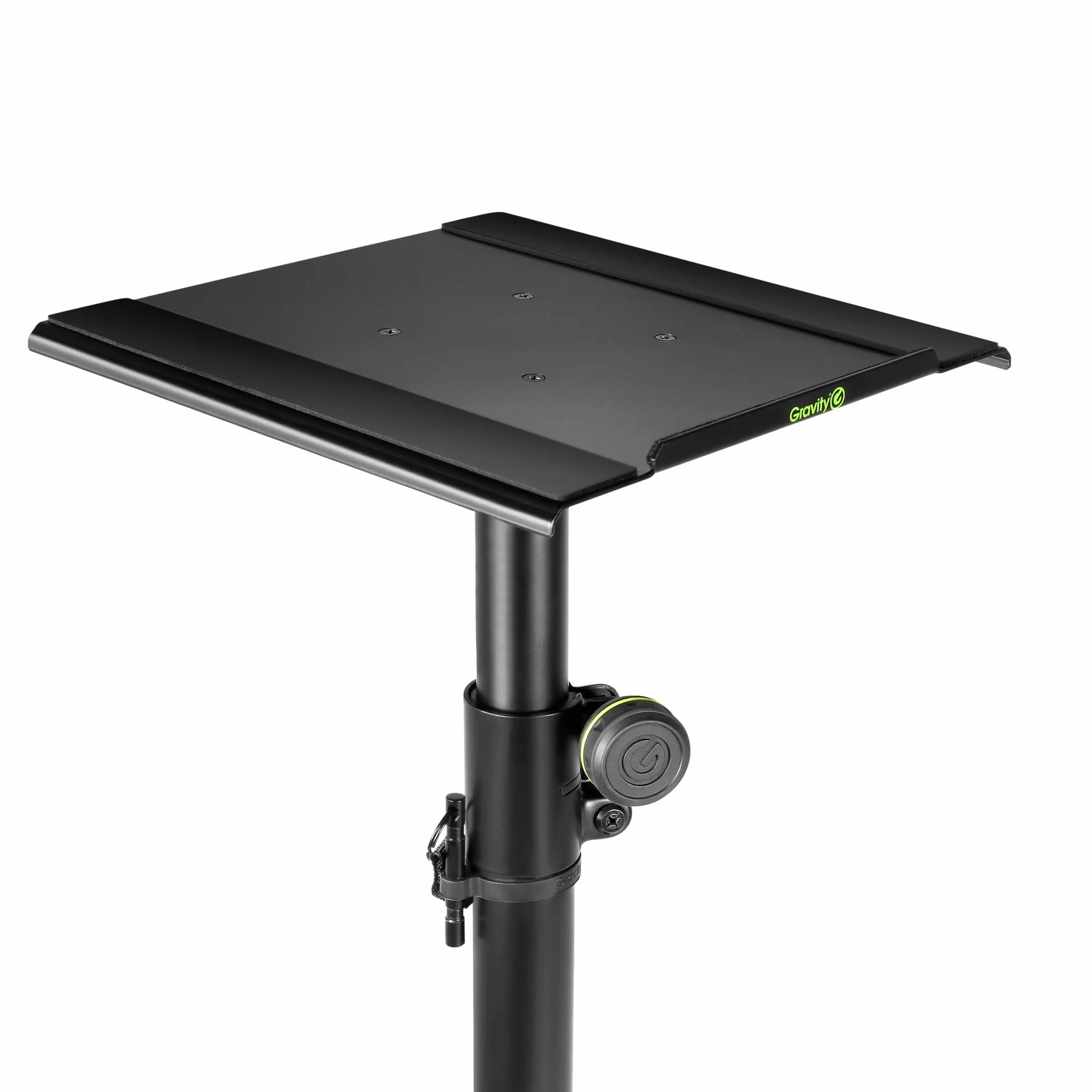 Gravity SP 3202 LR B soporte de monitor de estudio con base redonda grande
