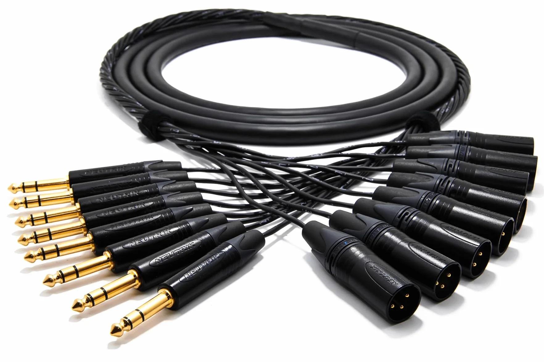 enoaudio Mogami 2932 8 Multicore analógico Cable Snake | Neutrik XLR macho – 6,3mm TRS | HiFi - 1,0 m