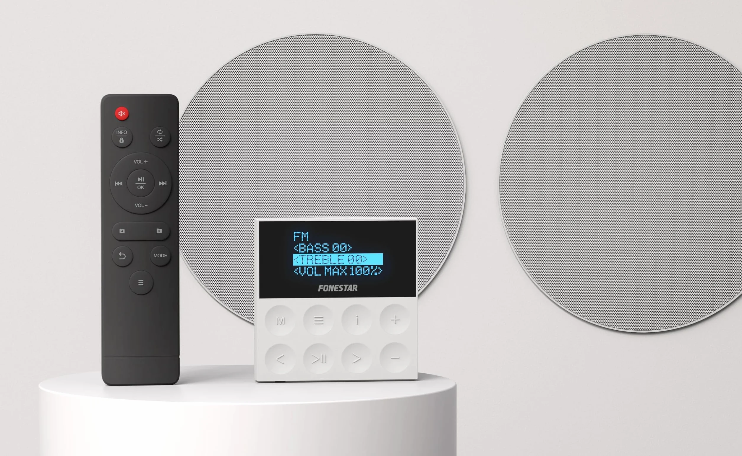 Microcadena de Música FONESTAR KS-Wall
