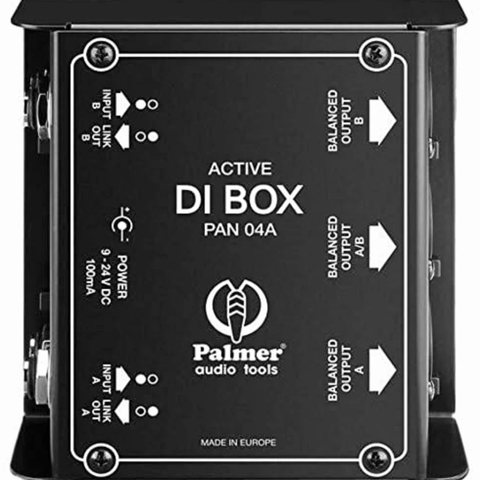 Palmer PAN 04 A - Caja de inyección directa activa de 2 canales