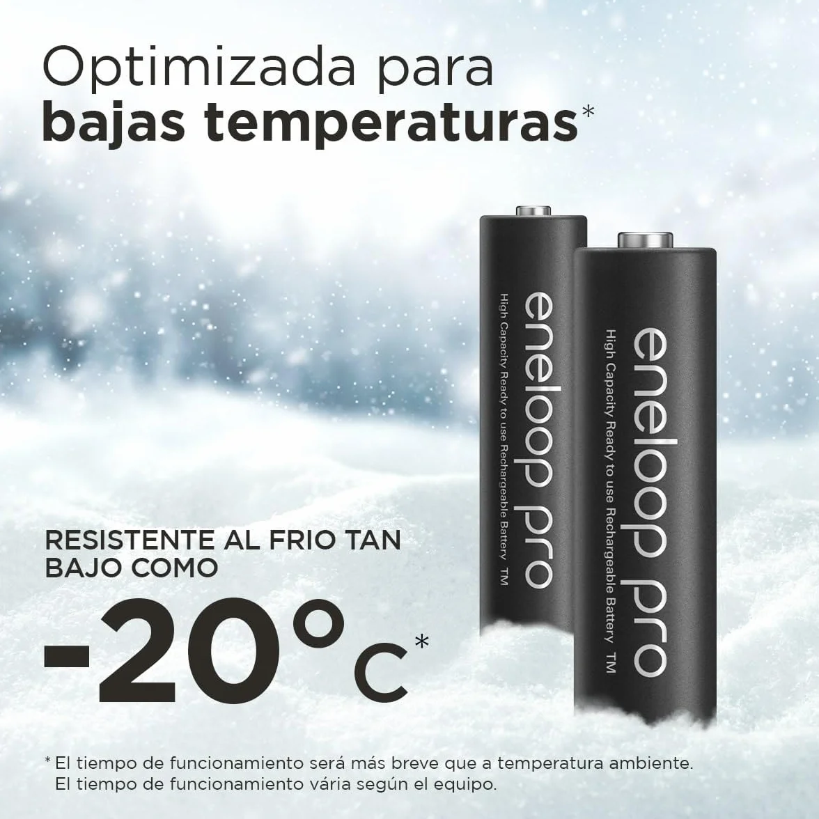 Eneloop Pro AA Mignon Ni-MH Recargables Pack de 4