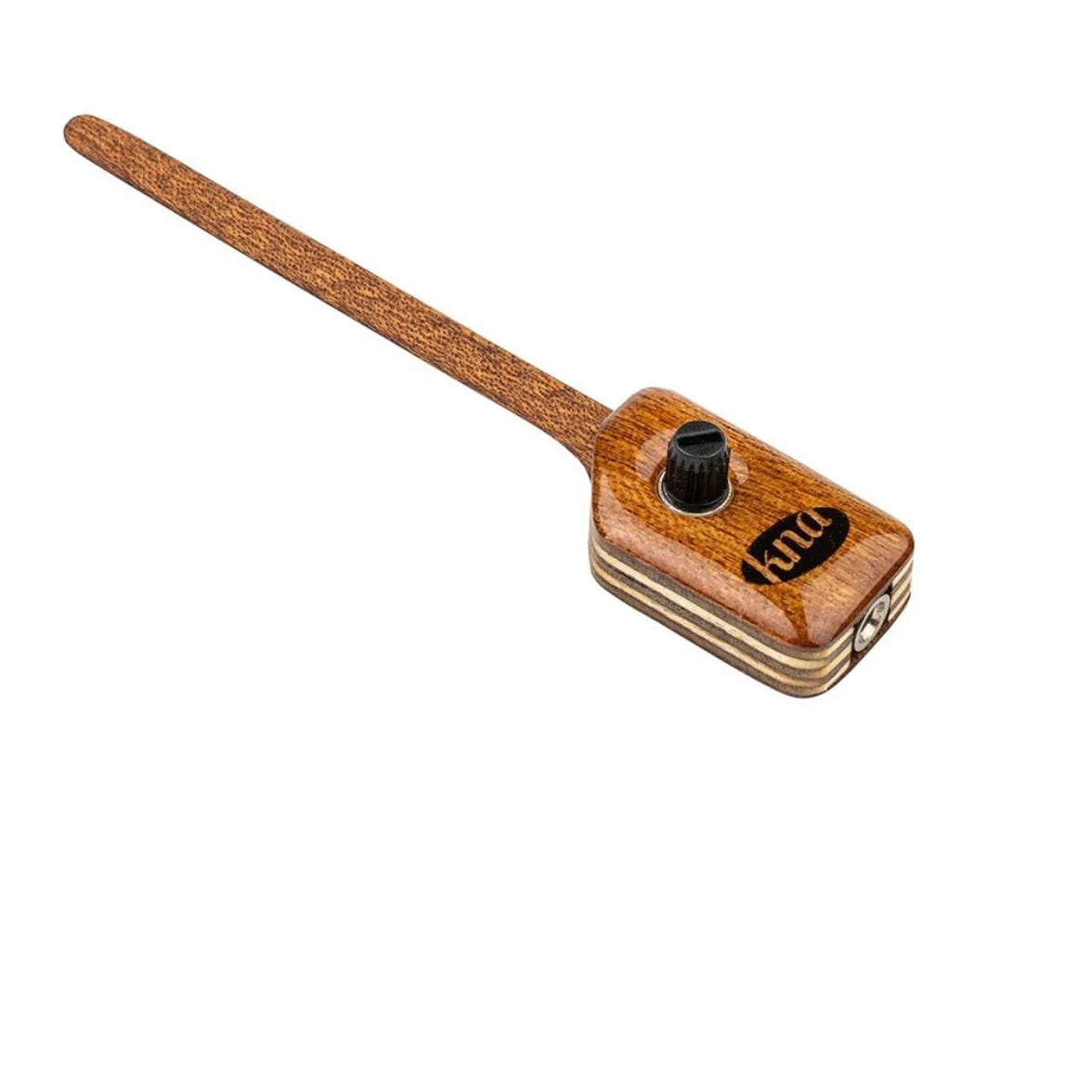 KNA Pickups Pastilla de guitarra de acero piezoeléctrico portátil con control de volumen (SG-2)