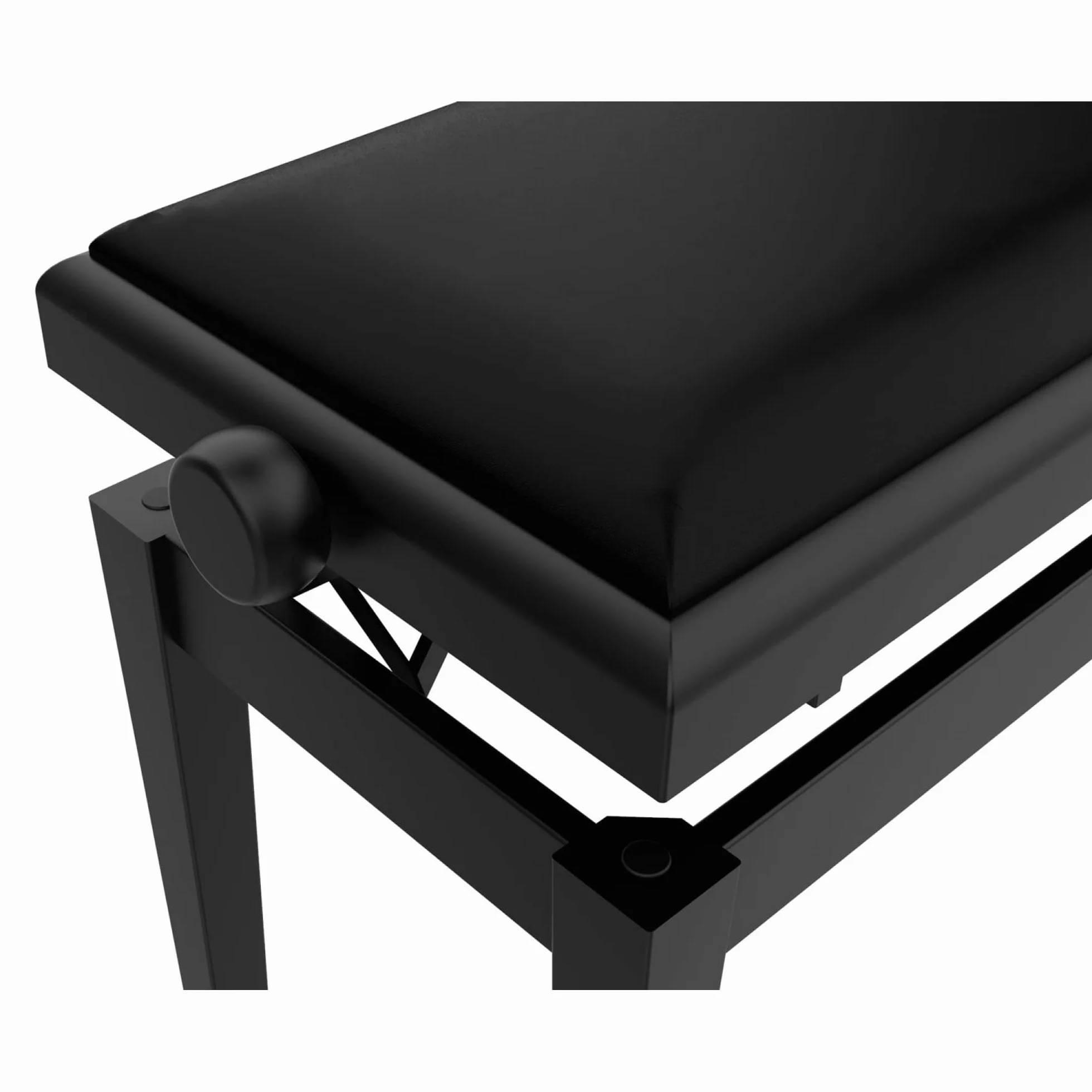 Audibax KB600 Black Banco para Piano Teclado Ajustable Regulable. Acolchado
