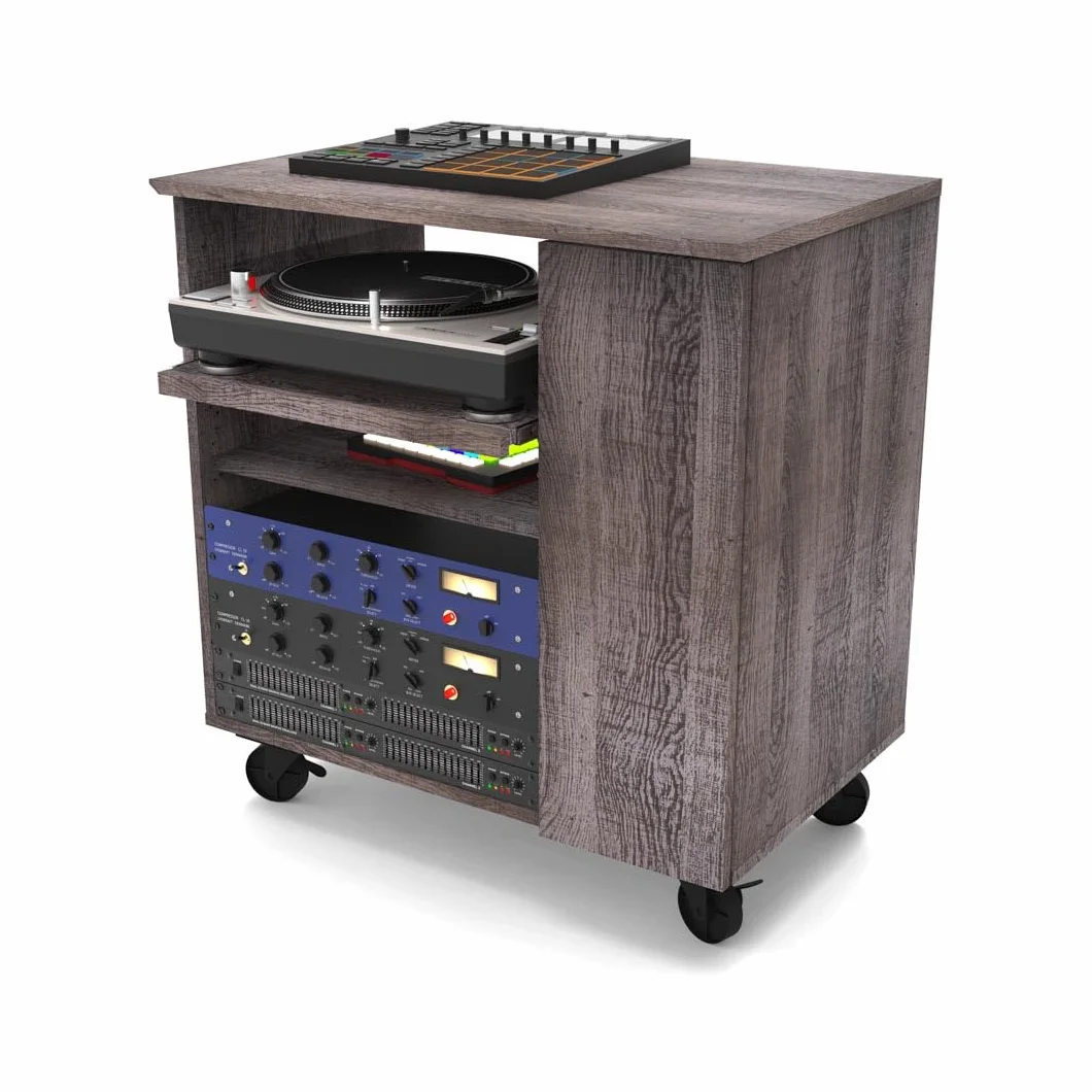 Glorious Modular Side Rack Walnut - Expansión para Racks de mesas de Estudio