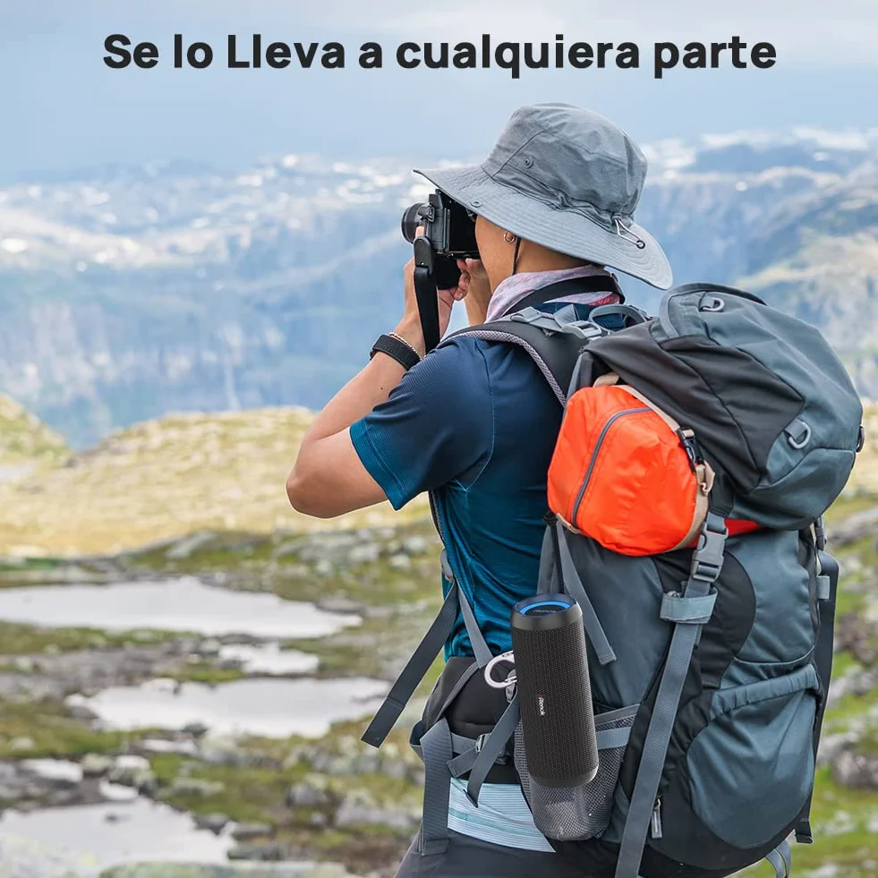 Altavoz Bluetooth 5.3 30W Inalámbrico Portátil Impermeable IPX7 Estéreo
