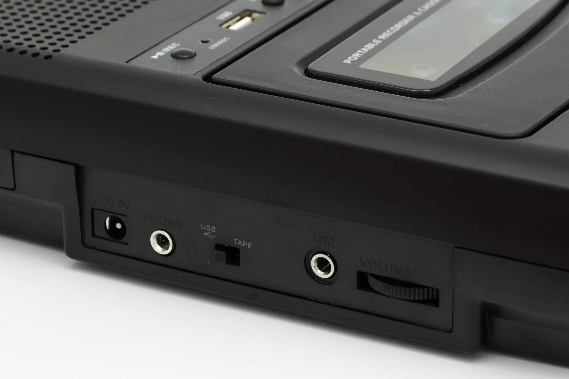 GPO CRS132B - Grabadora de casetes con micrófono Externo y grabación USB
