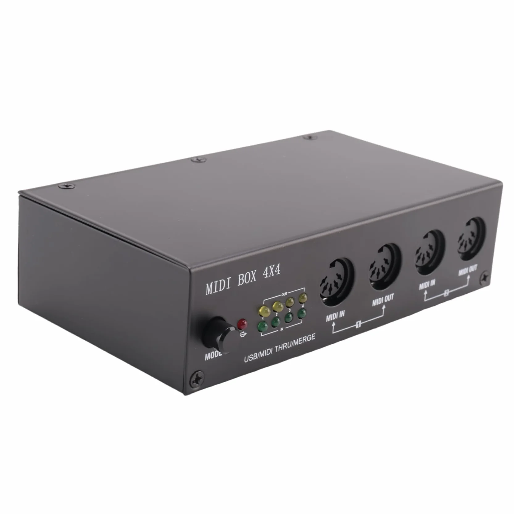 Instrumentos Musicales Midi Caja Interfaz USB Midi Fusionada una TravéS de la Caja 64 Canales Midi