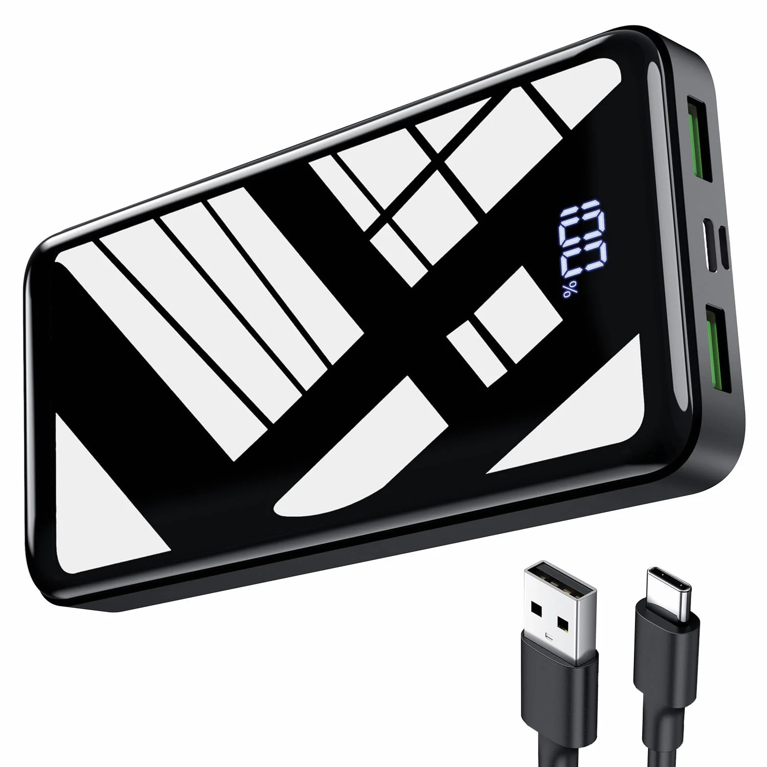 Power Bank 27000mAh 22,5W PD20W Carga Rápida Portátil con Pantalla LED