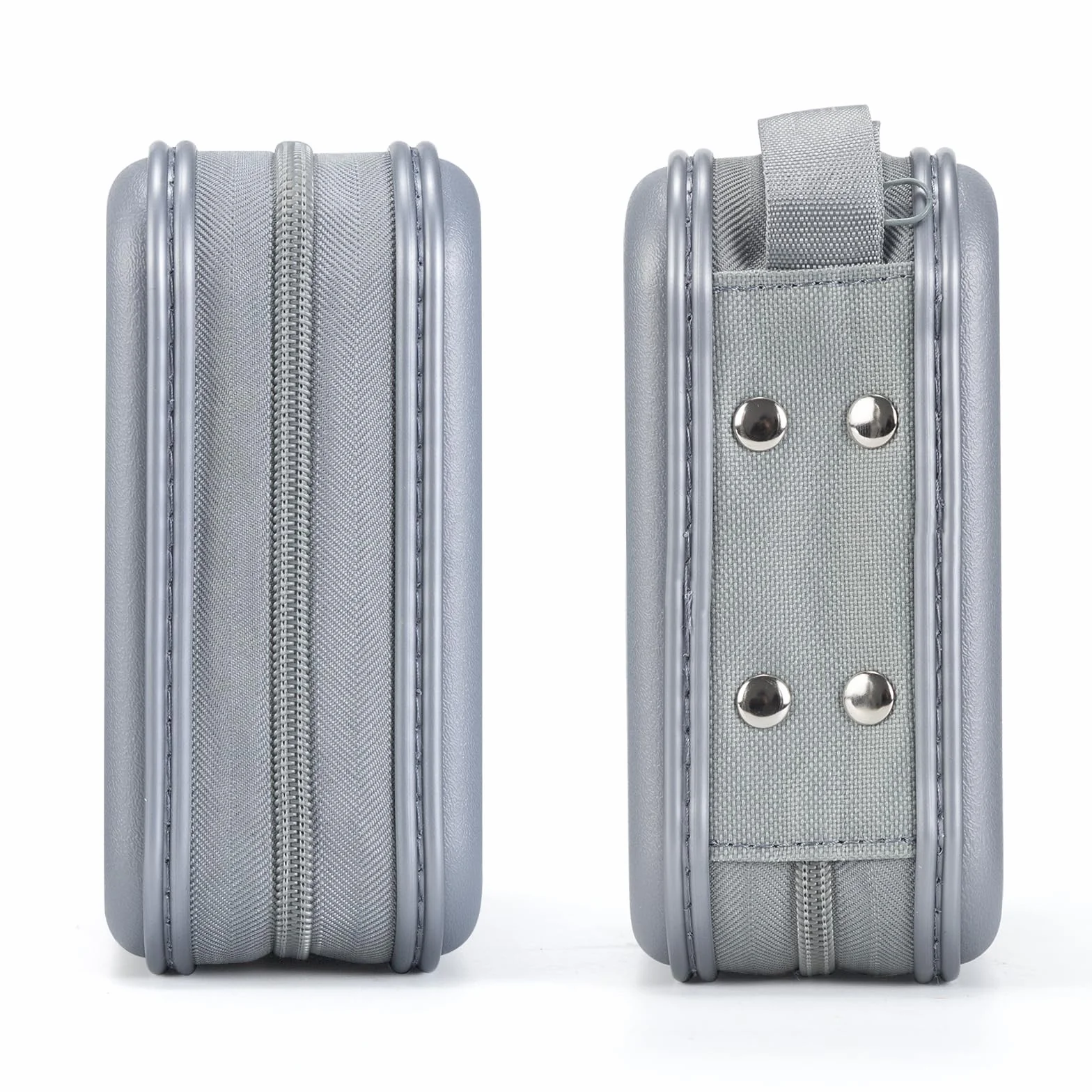 alavisxf xx Estuche de CD, 48 Capacidad de plástico duro Cremallera de viaje Estuche de billetera de almacenamiento de CD (Gris48, 48 Capacidad)