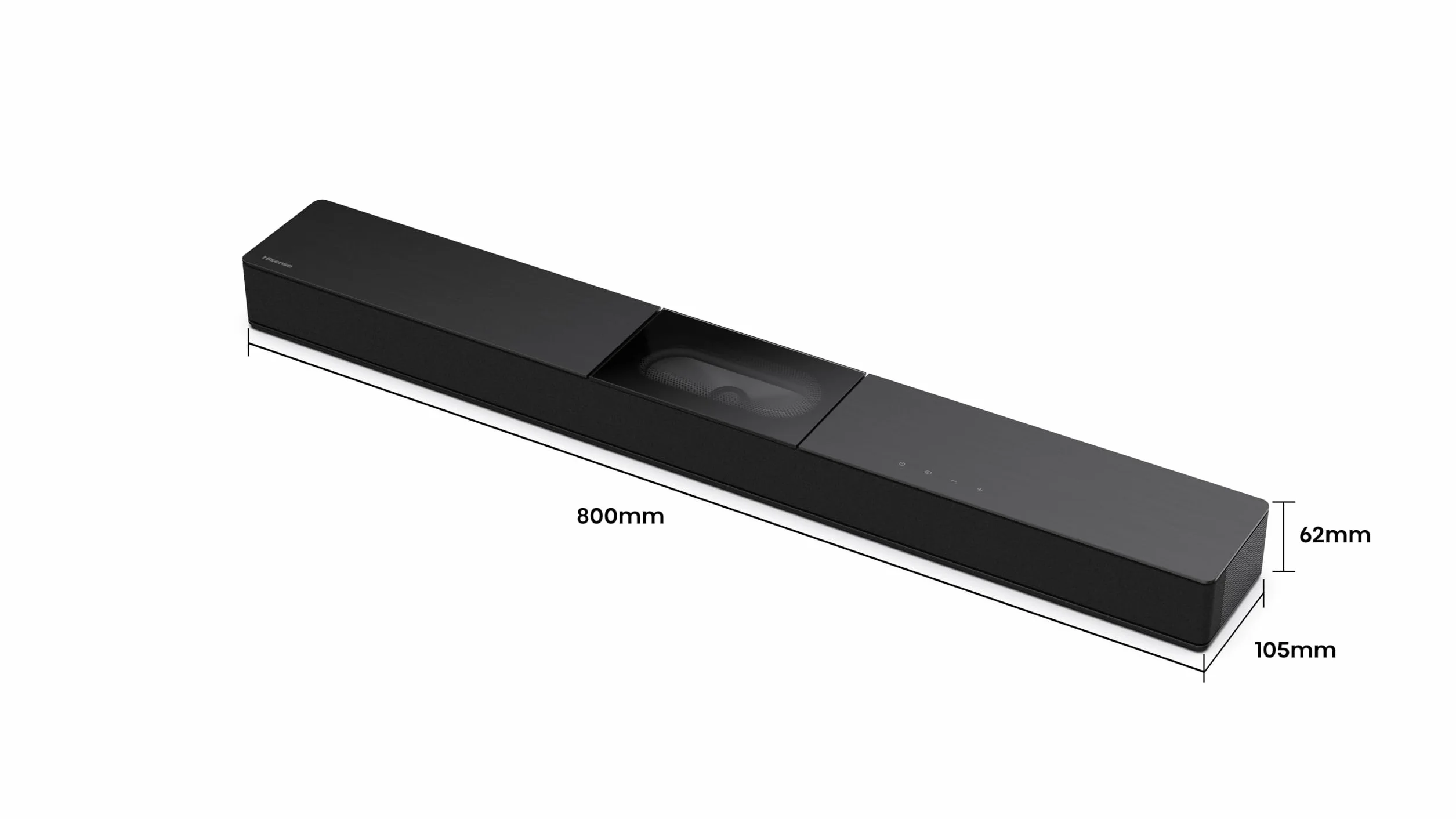 Hisense HS2000 Barra de Sonido 2.1 240W Subwoofer Incorporado Dolby Digital Plus DTS Virtual:X
