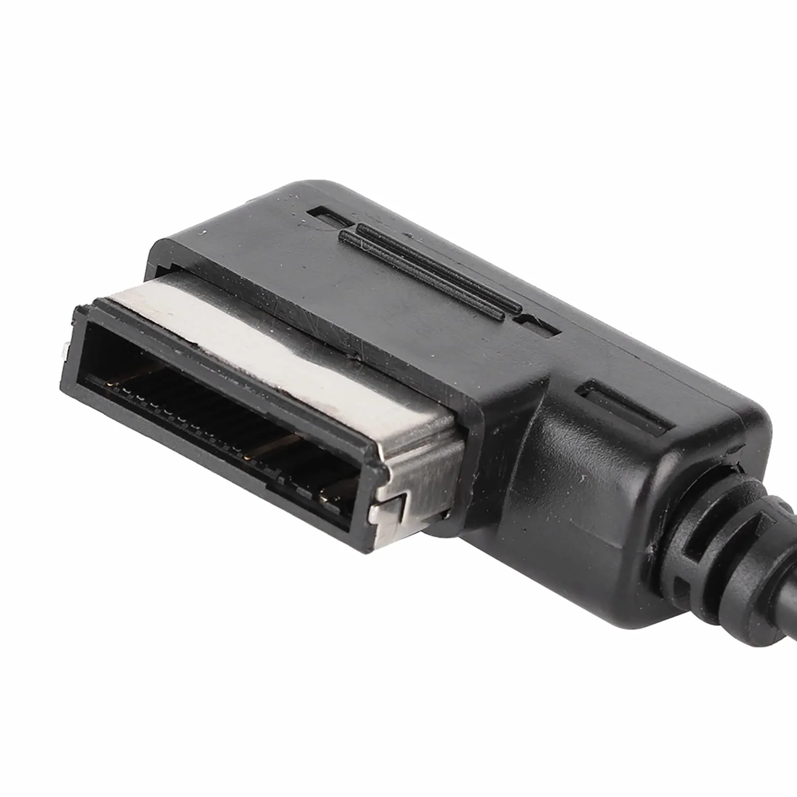 Aramox Cable de Audio, Bluetooth5.0 AUX Adaptador de Interfaz de m¨²Sica Cable de Audio Se Adapta a AMI MMI MDI, Negro