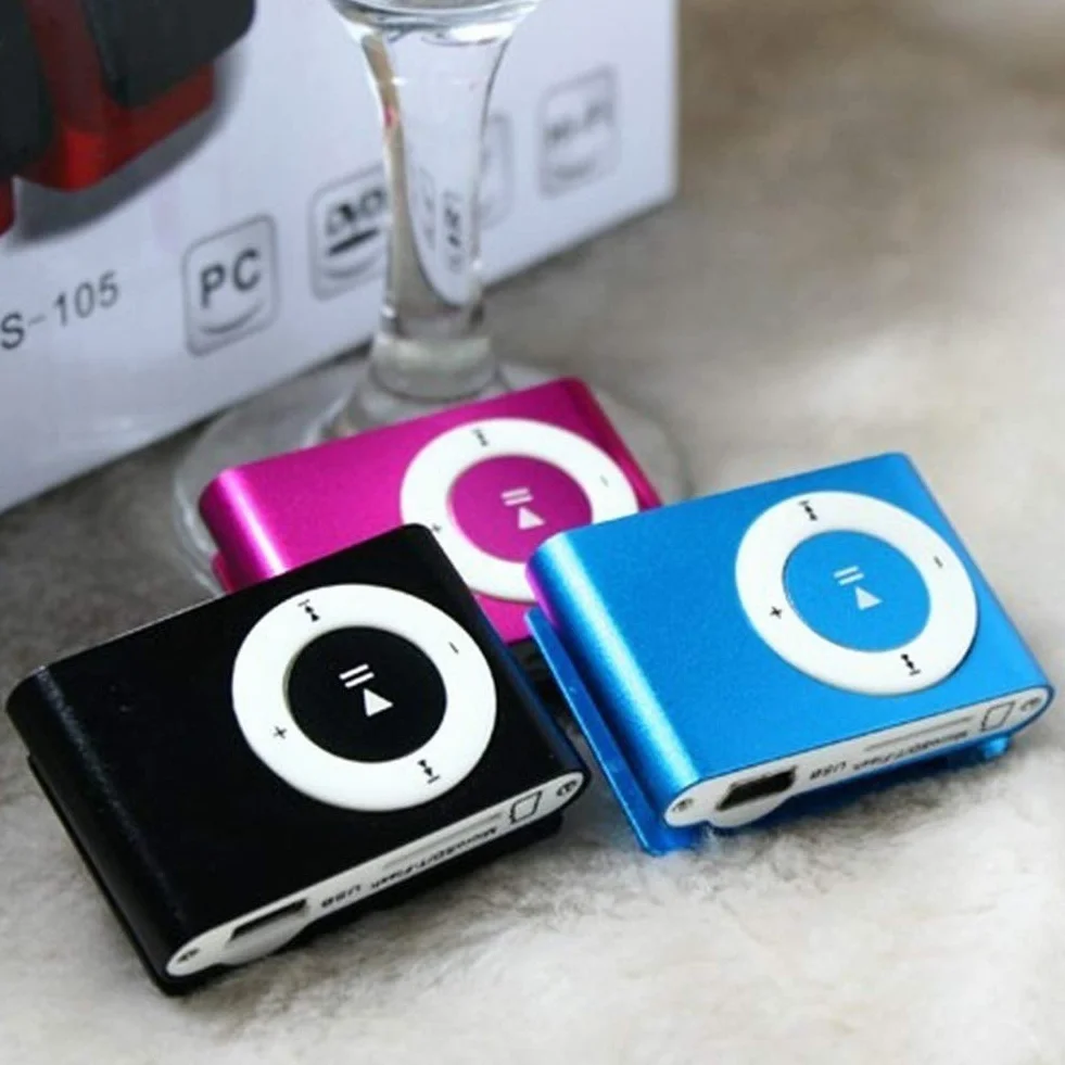 Reproductor MP3 USB 2.0 Mini con Clip, Soporte TF, 3.5mm