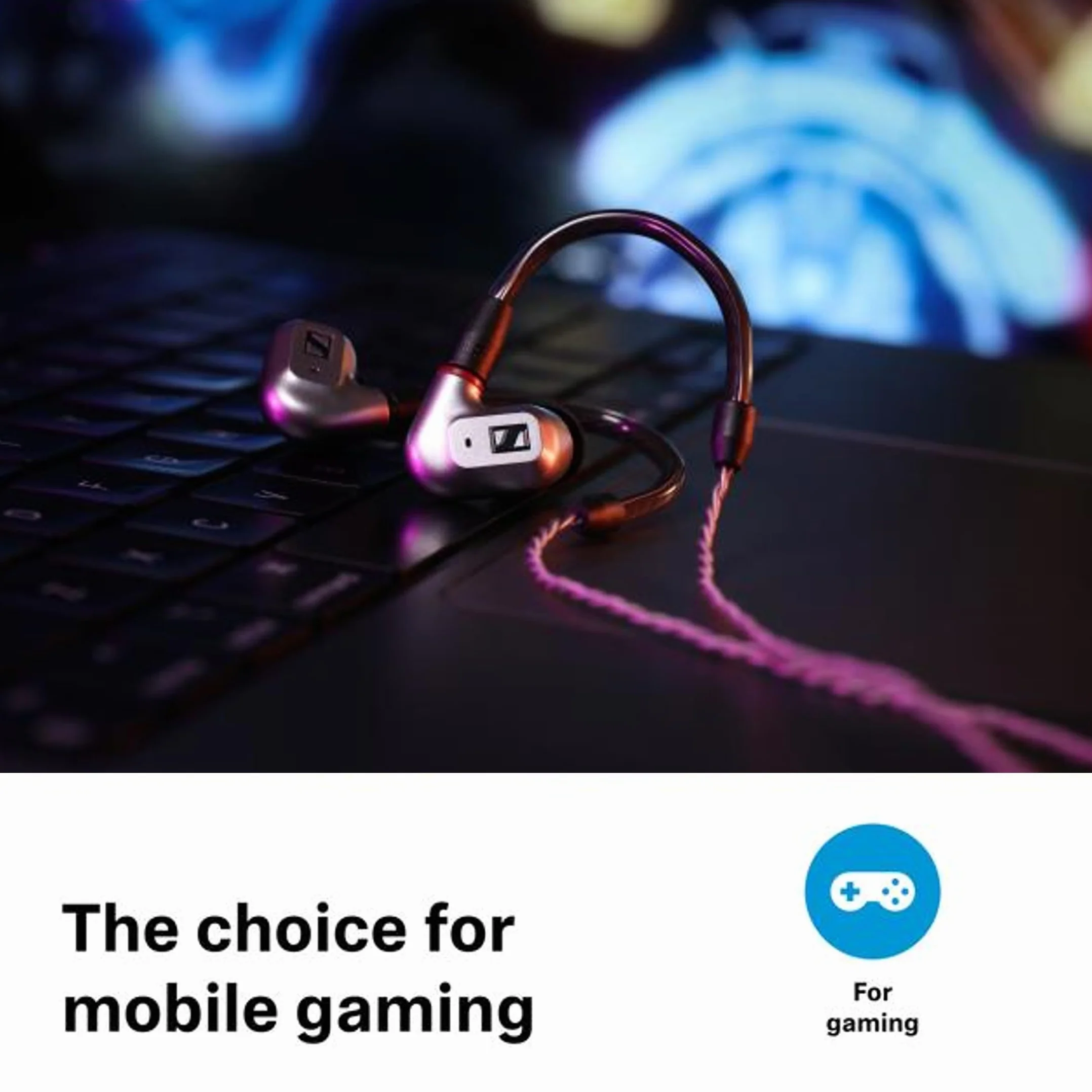 Sennheiser IE 200 Auriculares estéreo audiófilos con Cable : Auriculares intraurales con Cable con Sonido nítido Superior de Alta fidelidad, Voz Realista y Graves impactantes - Plata