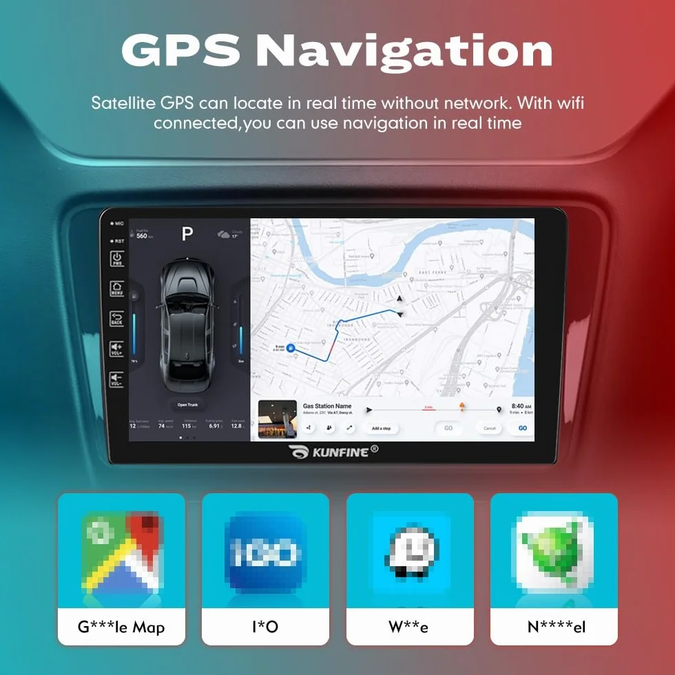 Quad Core 4G+64G Car CarPlay Android Auto 9" IPS Pantalla Navegación Estéreo Pantalla táctil Headunit Pad Tablet cámara Marcha atrás GPS Reproductor Multimedia para Hyundai Tucson 2015-2018 LHD