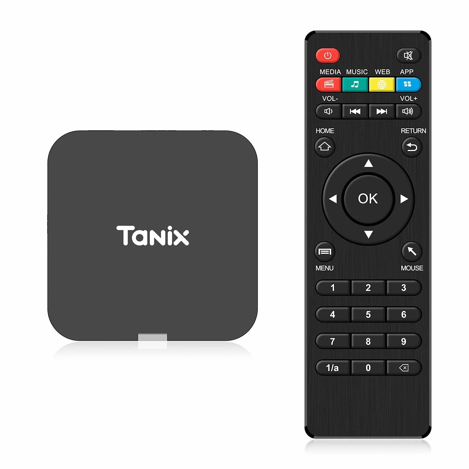 Android TV Box 10.0, 2GB RAM 16GB ROM, Allwinner H313 Quad-Core Arm Cortex A53, 4K HD
