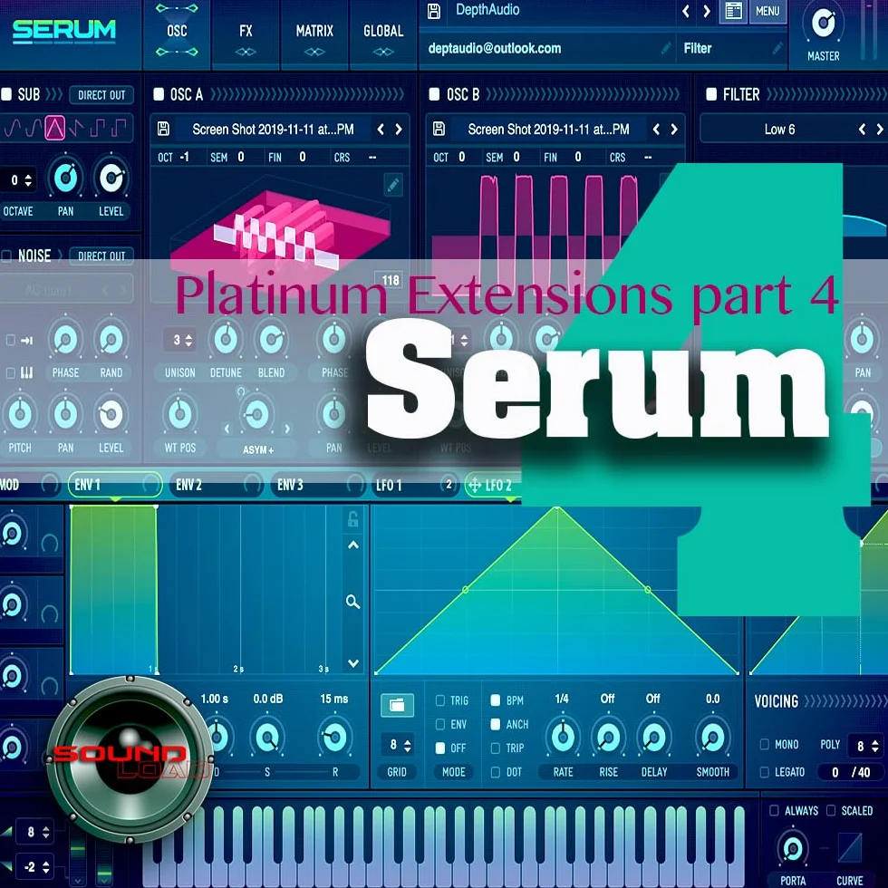 Para SERUM xFer Platinum Extension MEGA Bundle - Grandes esenciales de más de 50 GB 80.000 preajustes y parches