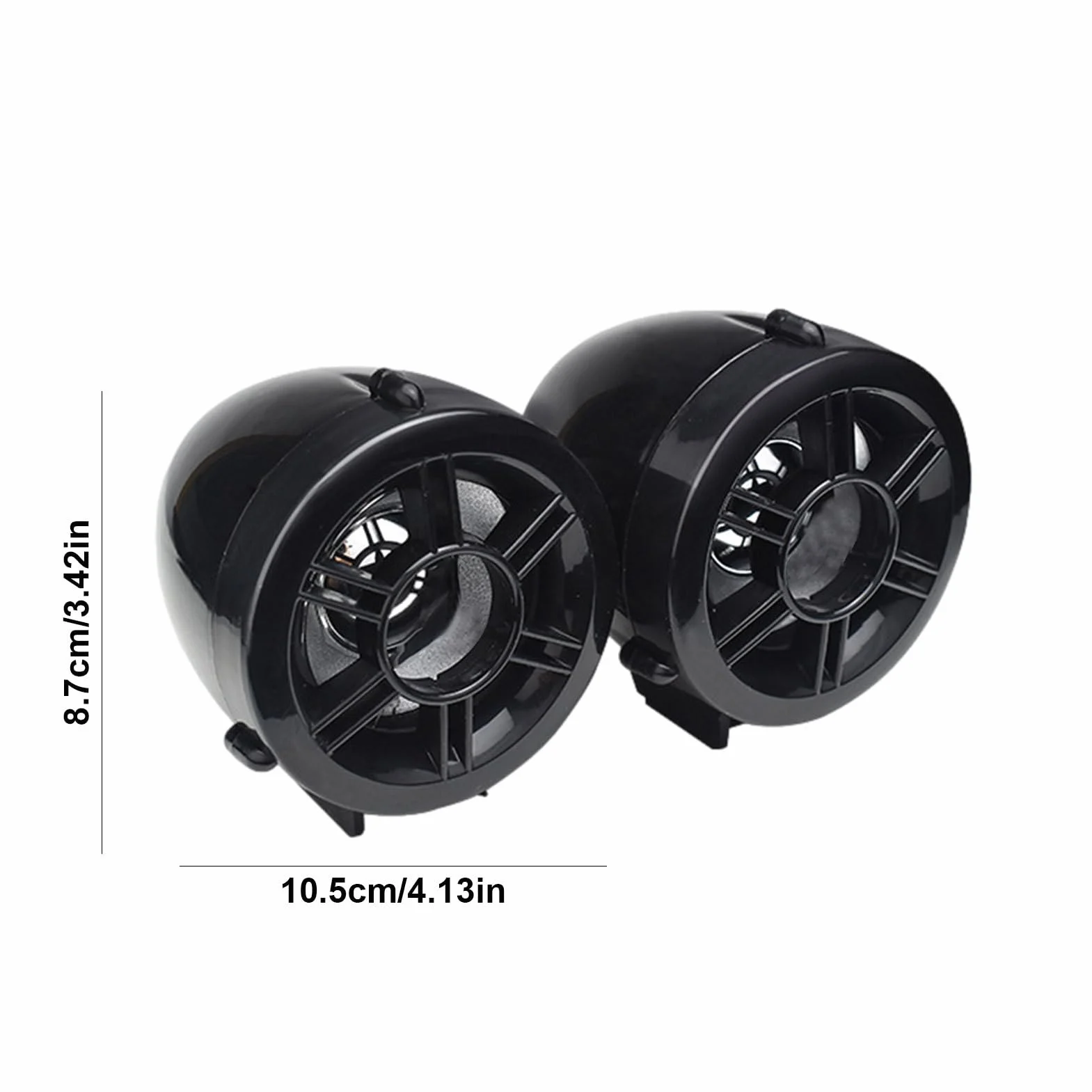 TROONZ Altavoz estéreo de Audio para Motocicleta,Altavoces Impermeables para Motocicleta | Audio estéreo para Manillar de Motocicleta,Amplificador de Audio para Motocicleta con Fuertes Sonidos de