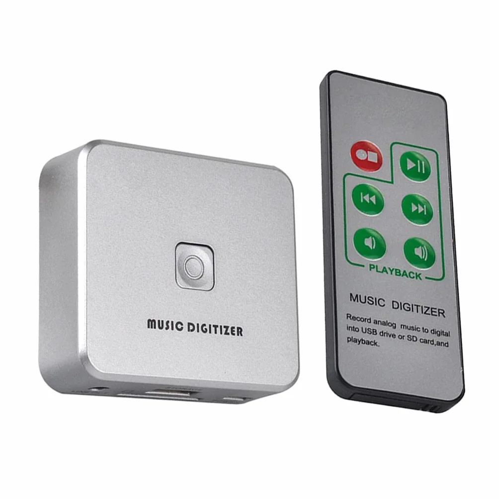 non-brand Music Digitizer 3.5mm RCA Audio Captura Adaptador Grabadora MP3 USB Flash Drive