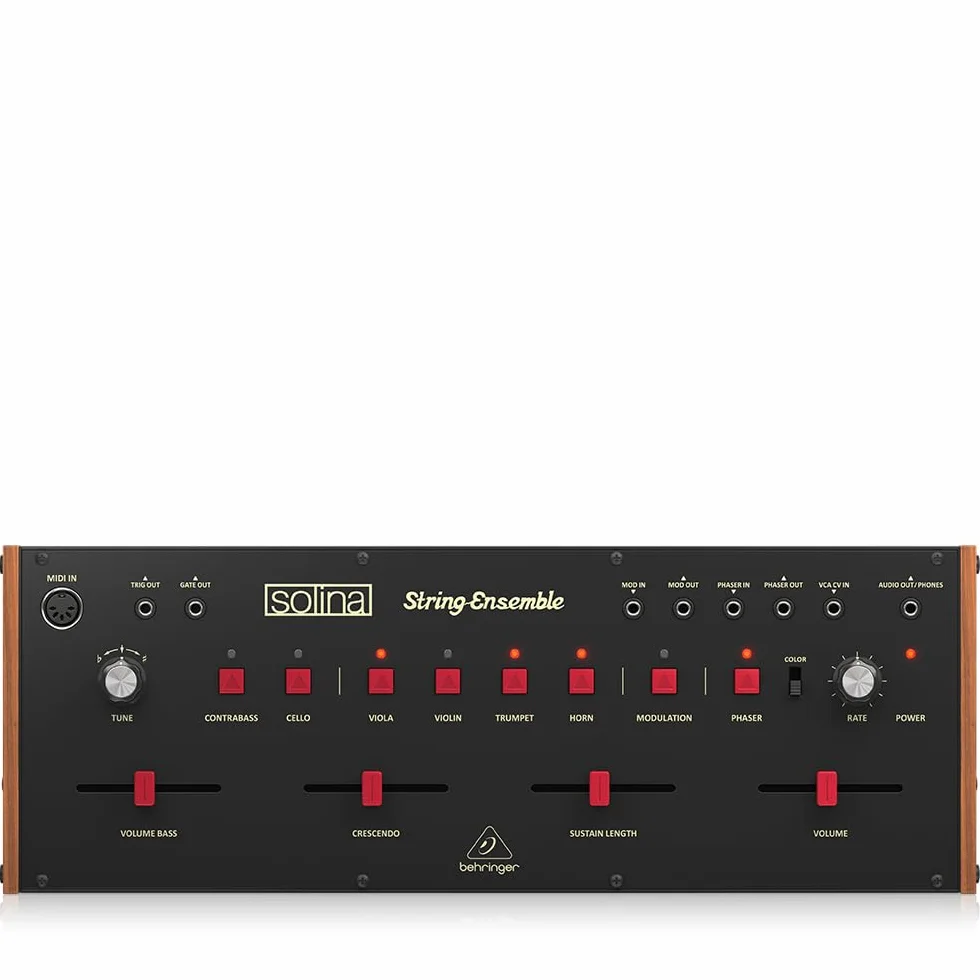 Behringer SOLINA STRING ENSEMBLE - Sintetizador de cuerdas analógico clásico con polifonía de 49 voces, BBD