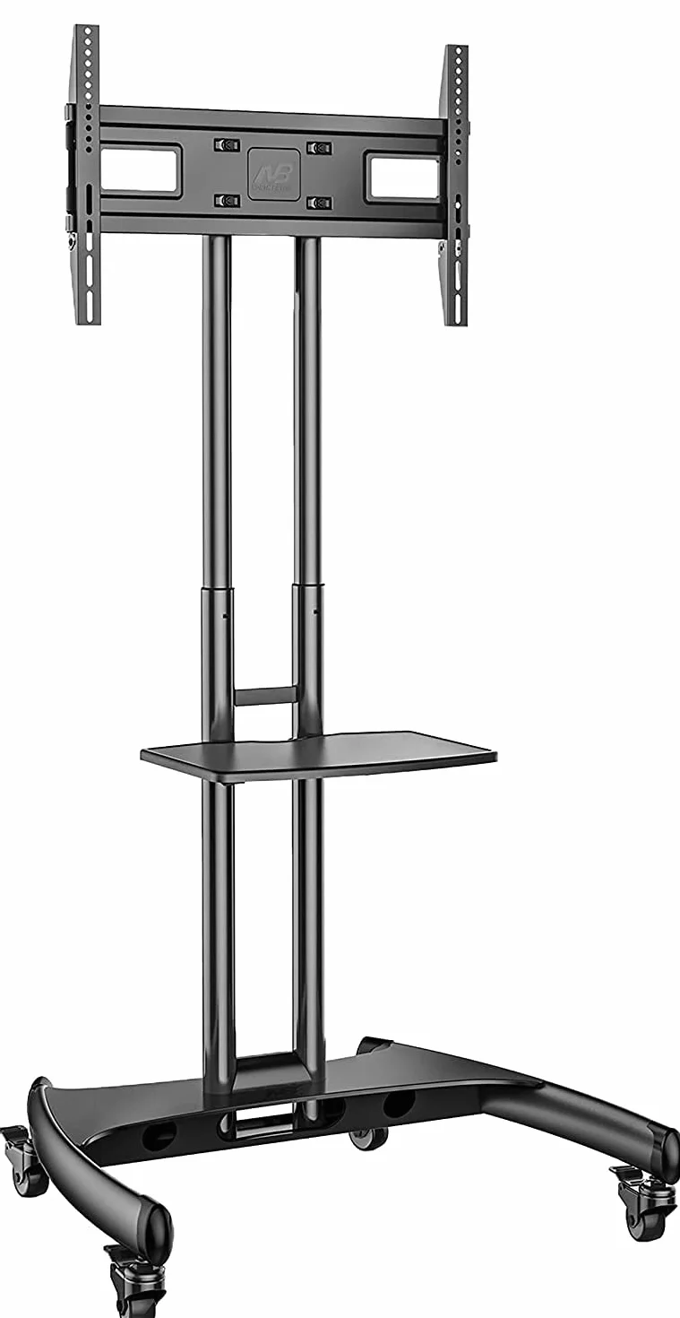 Soporte móvil de Suelo para Pantallas LCD, LED, Plasma y curvadas de 32" a 70" (81cm-178 cm de Diagonal) con VESA máx. 600 x 400 mm, hasta 45.5 kg