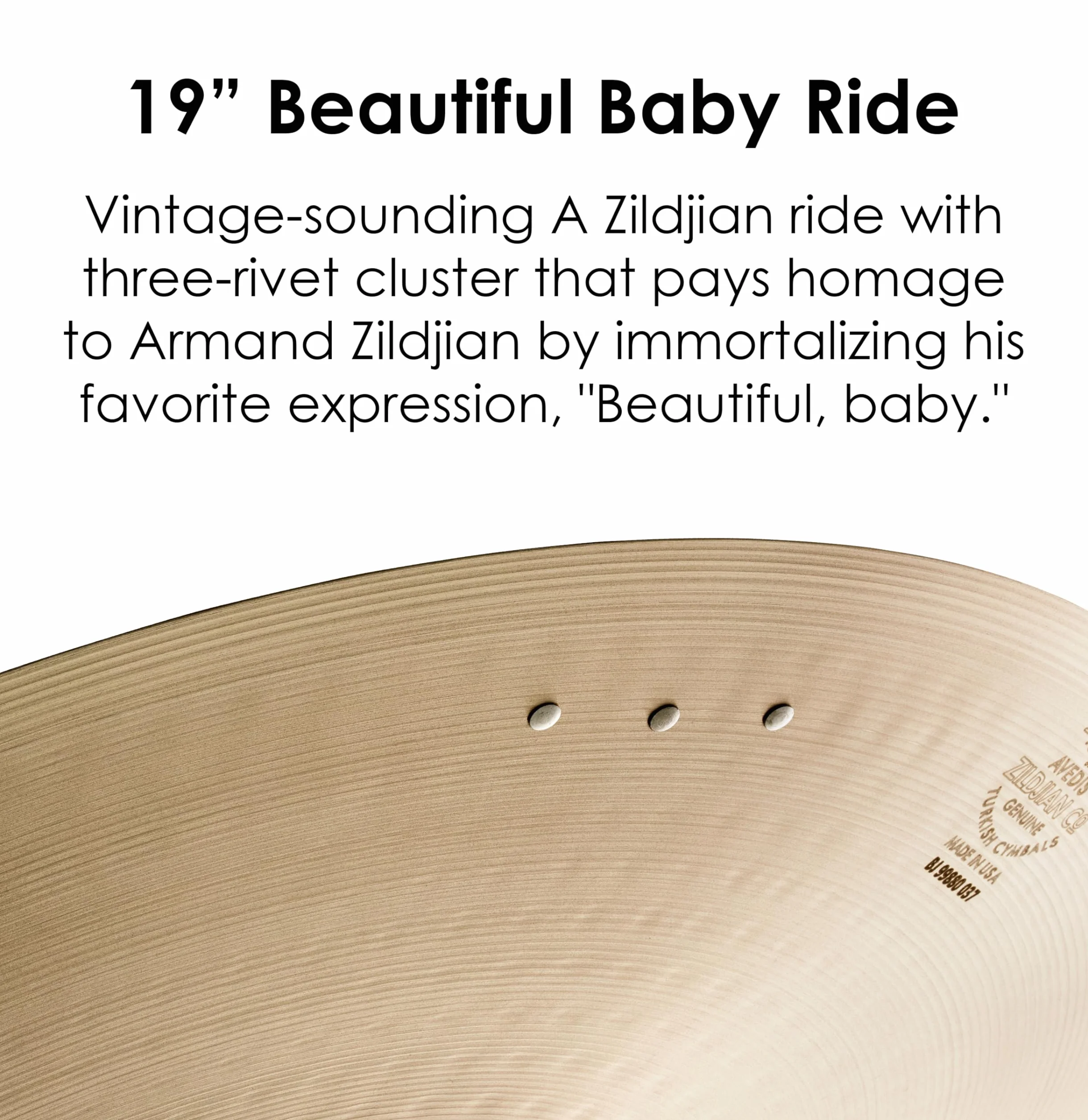 Zildjian A0024 A Platillo A 20" medium ride, Medium ride