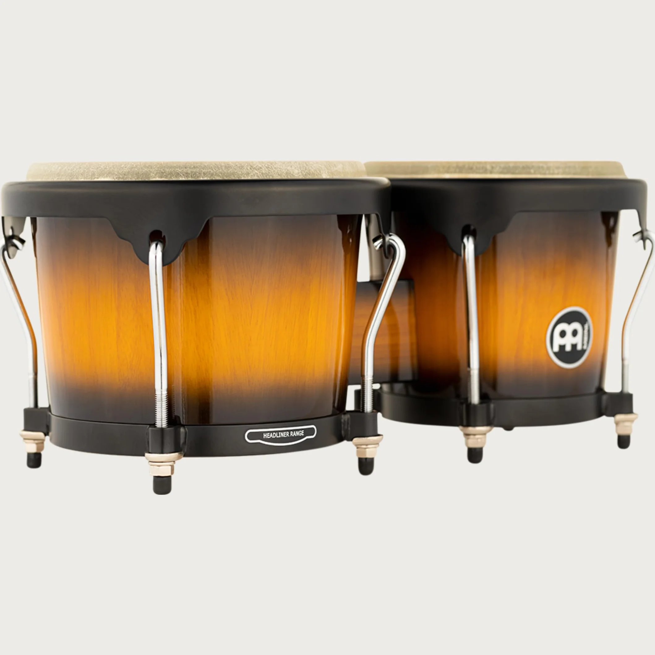 Meinl Percussion HB100VSB - Wood bongo, Multicolor, Estallido de sol