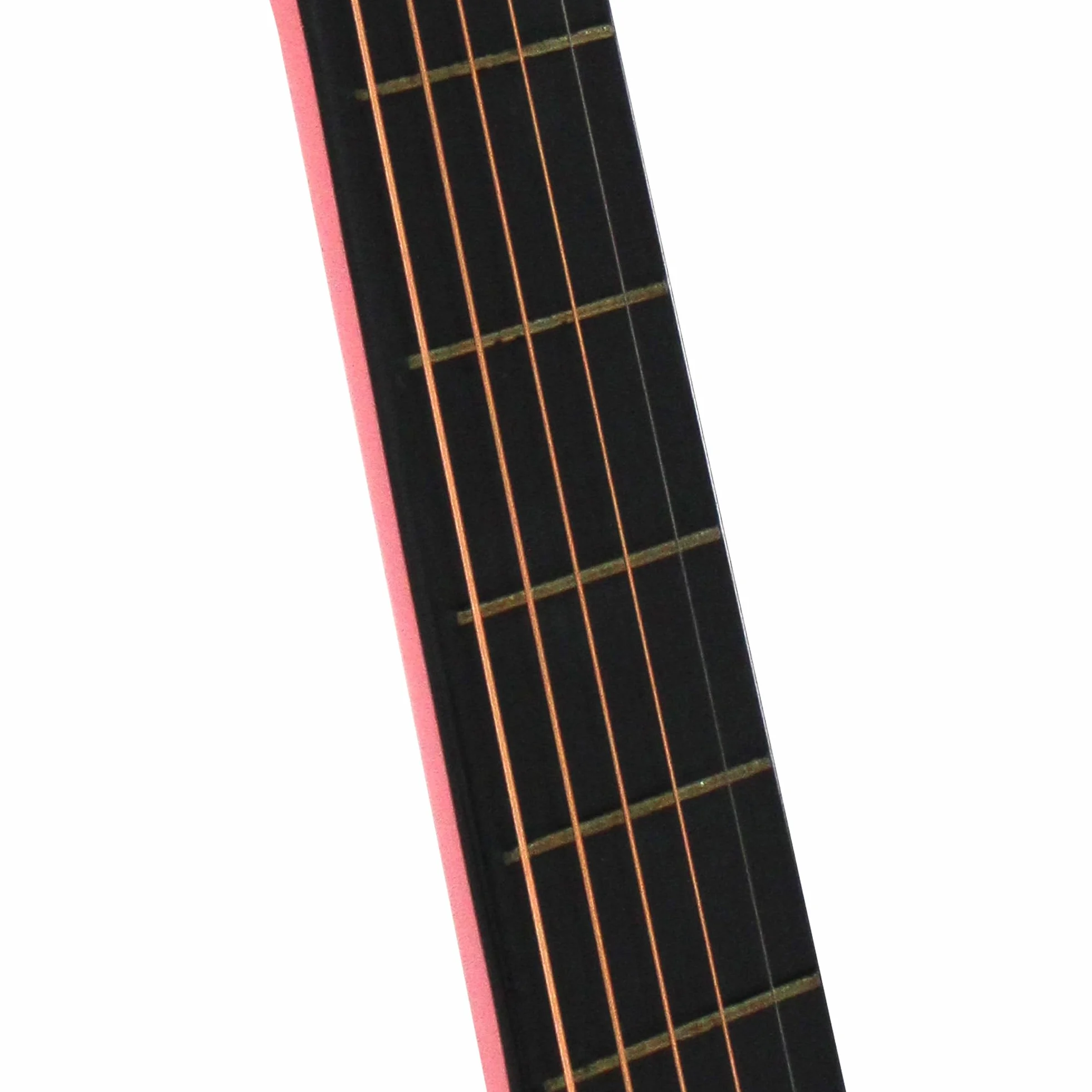 Dawoo Guitarra Acústica De 38 Pulgadas, Conjunto De Guitarra Para Amantes De La Música Para Principiantes (Rosa)
