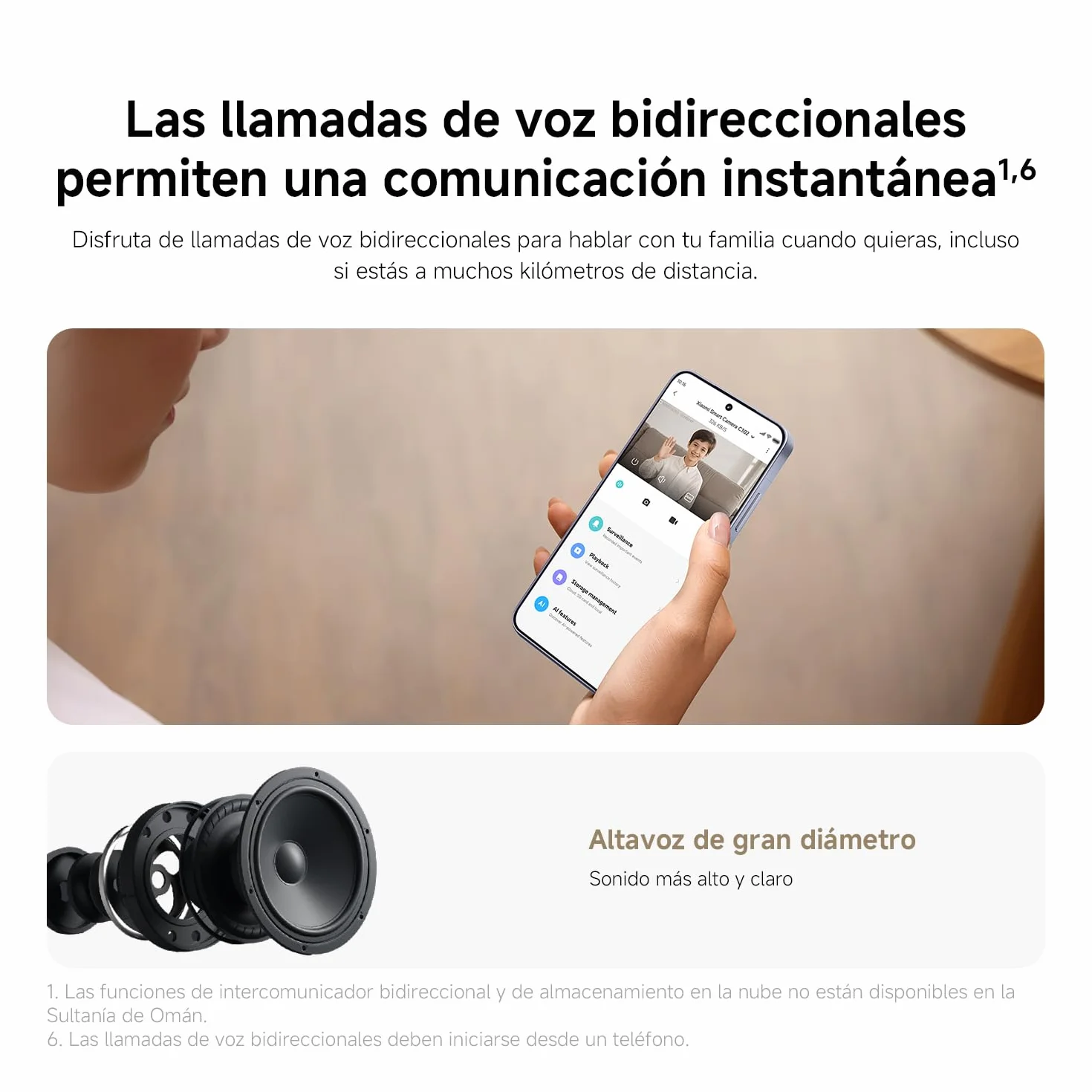 Xiaomi C302 Cámara Vigilancia WiFi Interior 2K 3MP 360° Visión Nocturna Starlight Audio Bidireccional Wi-Fi 6