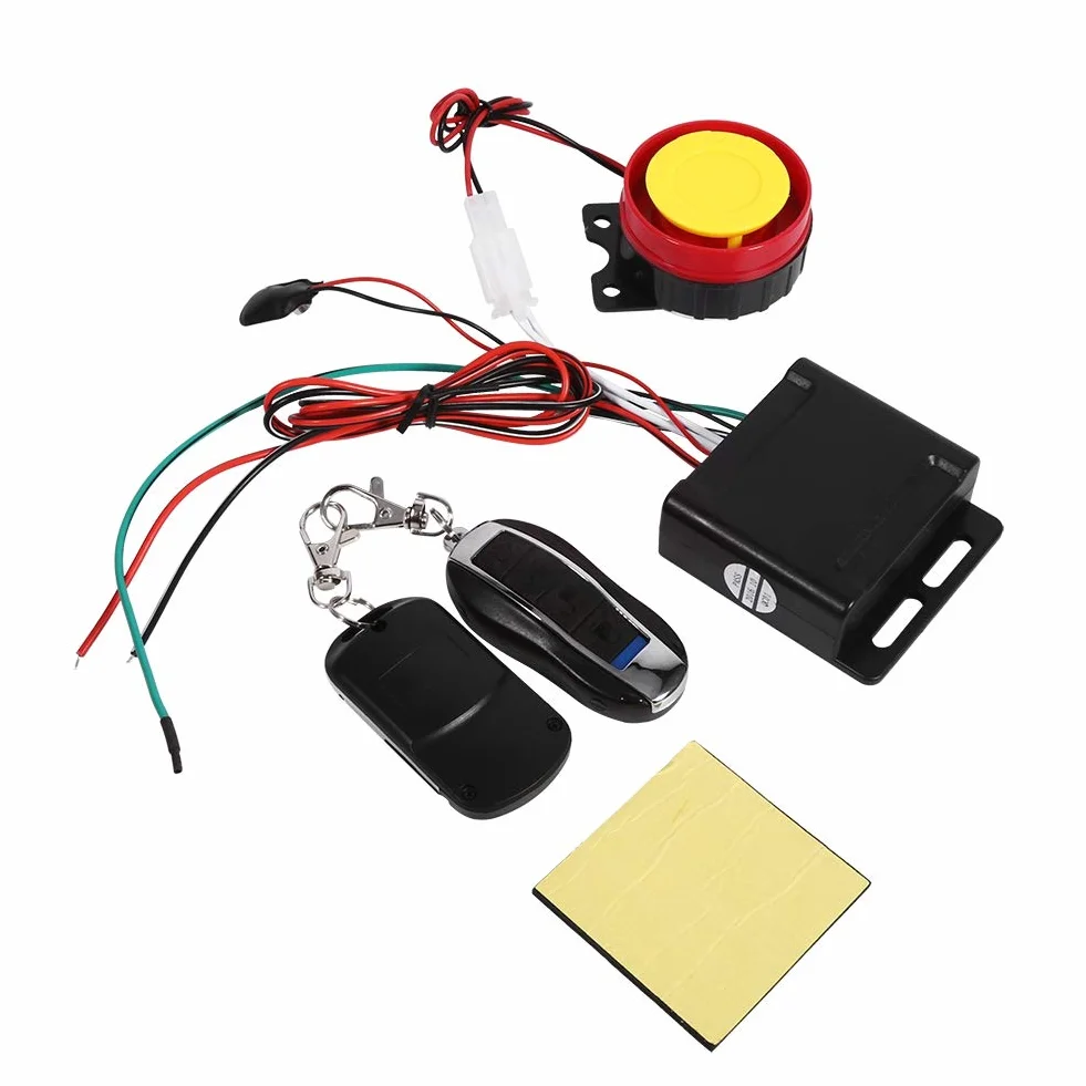 Keenso Alarmas para Motos,Alarma Moto con, de Alarma Antirrobo Alarma,125db para Motocicletas de 12V