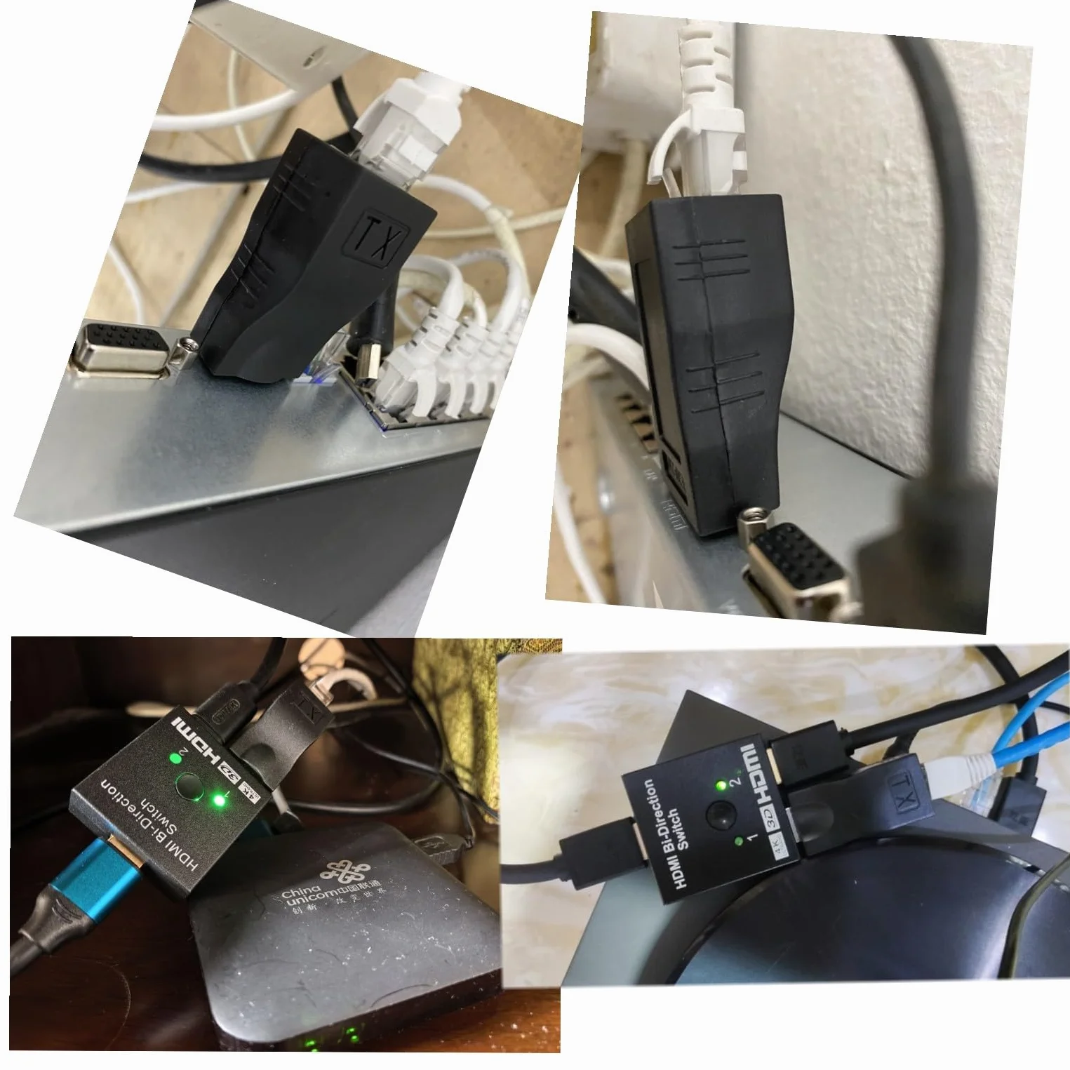 JZK 2 Piezas HDMI a RJ45 Extensor hasta 25m, 1080p Cable de Red HDMI a Ethernet Cat 5e/6 Macho a Hembra Convertidor Repetidor Transmisor Receptor Adaptador para HDTV, PS4, STB, DVD