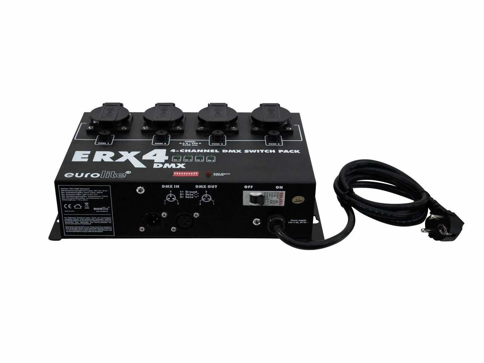 Eurolite 70064210 Erx-4 Dmx - Regulador de intensidad