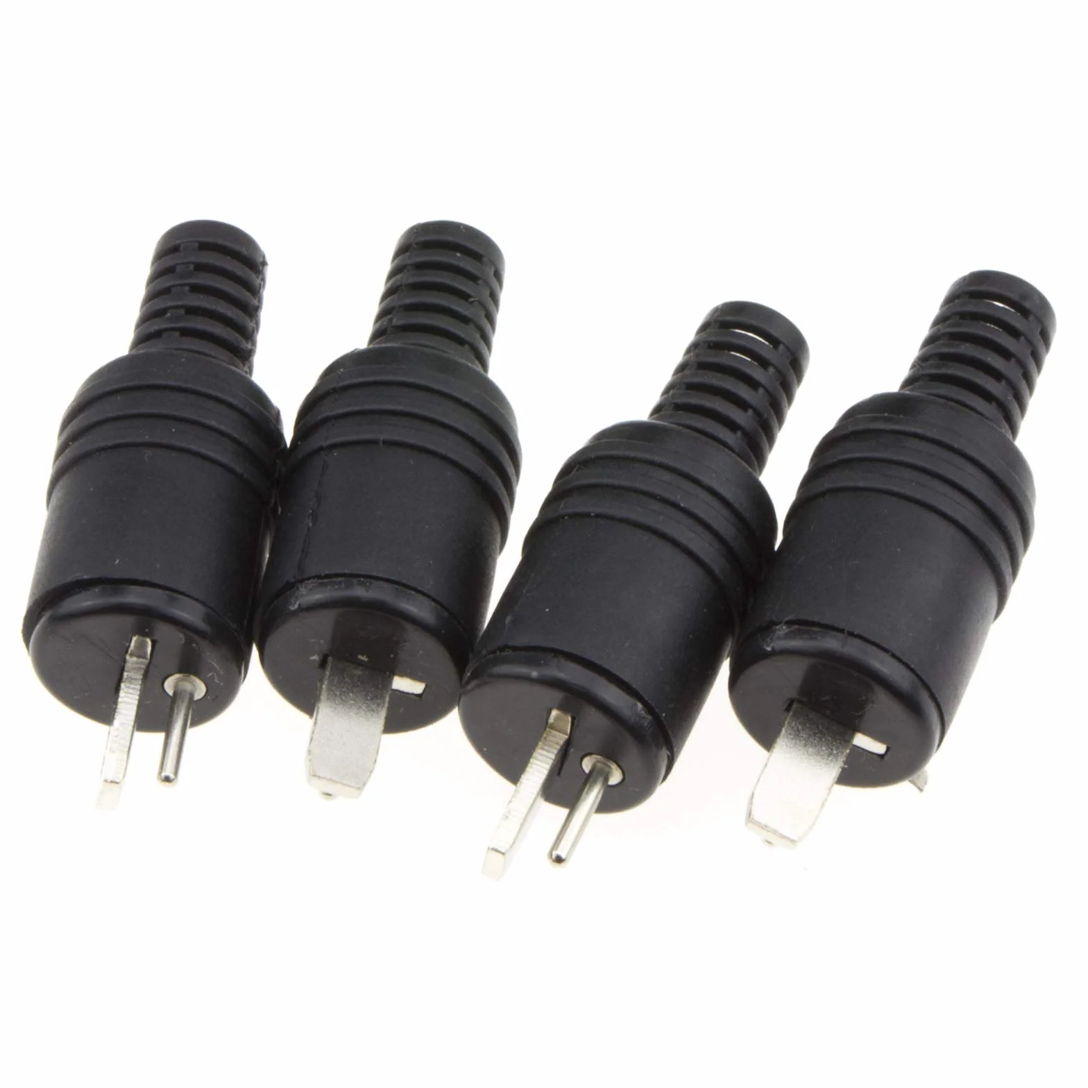 kenable Conector DIN Macho de 2 Pines para Altavoces y HiFi con Terminales de Tornillo - Pack de 4