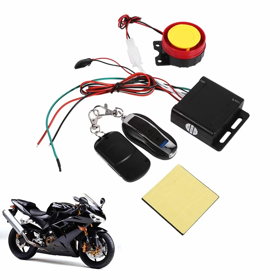 Keenso Alarmas para Motos,Alarma Moto con, de Alarma Antirrobo Alarma,125db para Motocicletas de 12V