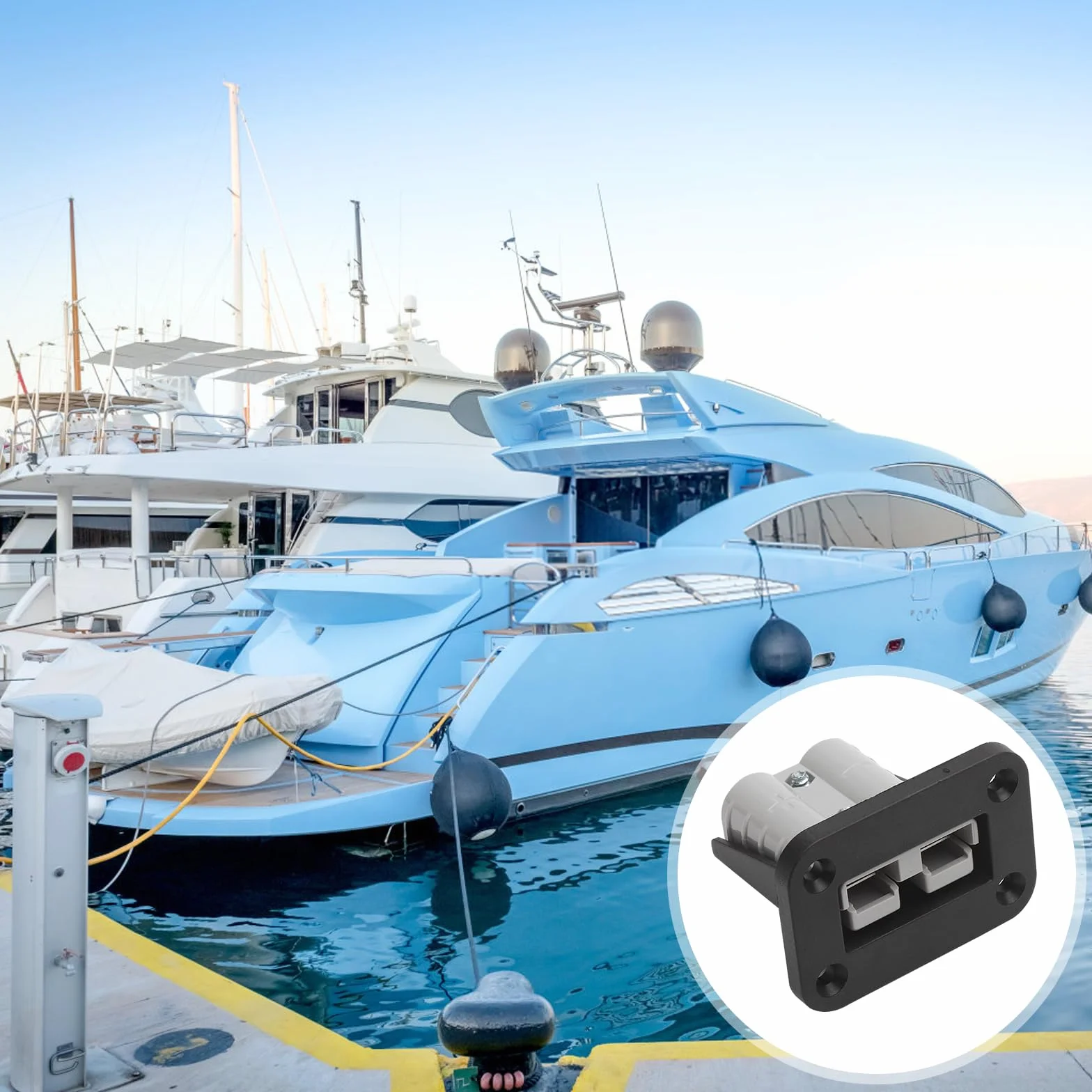 TNSLAND Conector Anderson SB50 50A 2 Piezas Enchufe de Batería
