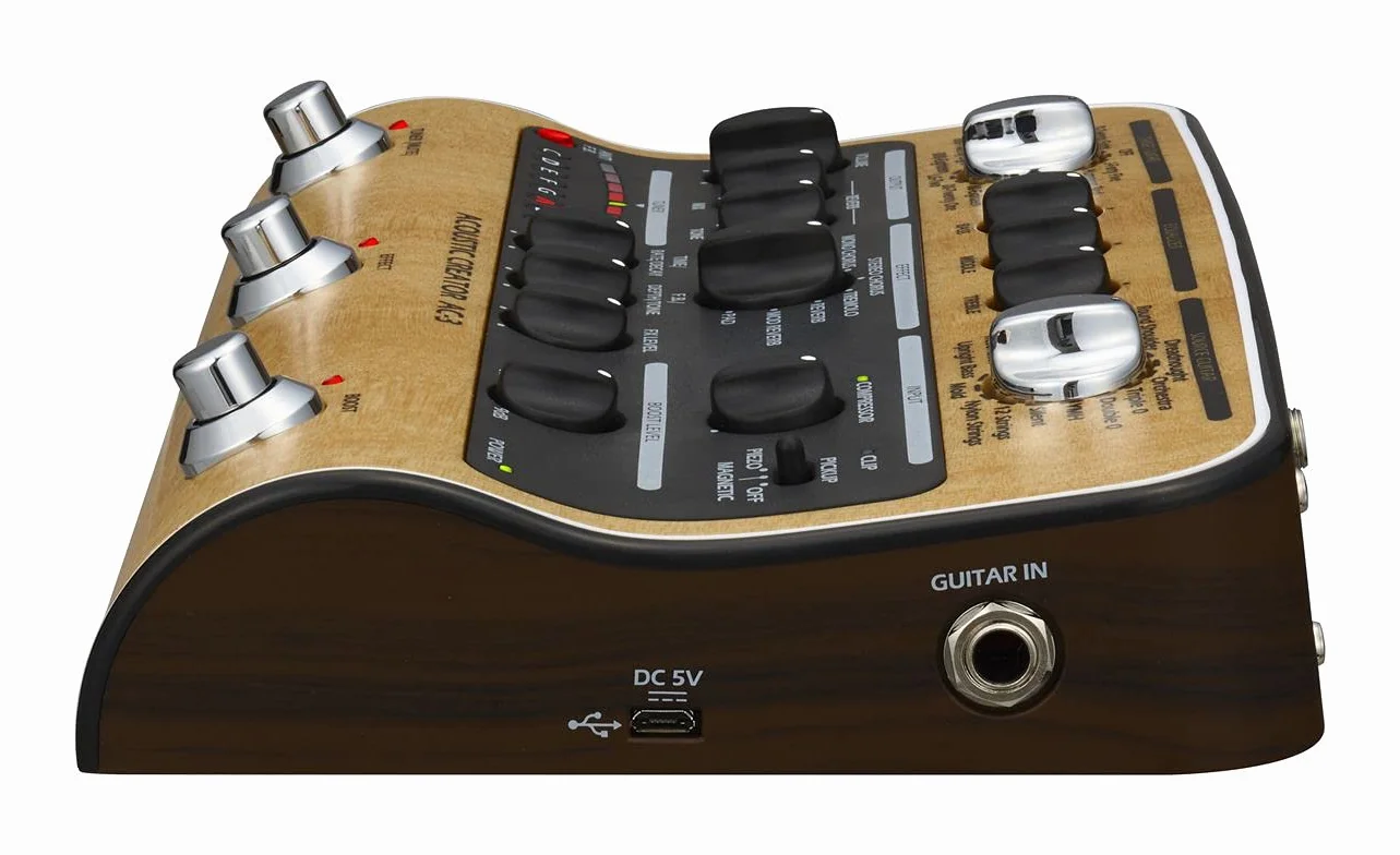 Zoom - AC-3 pedal stereo para guitarra acústica
