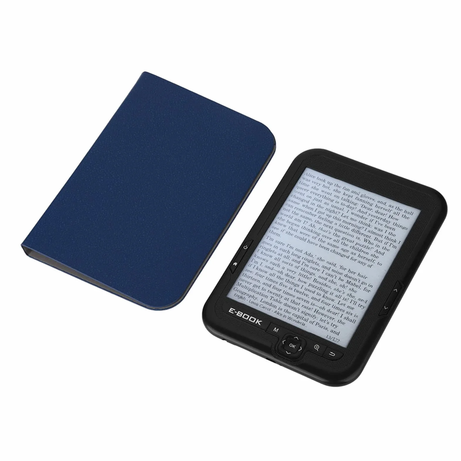 Wakects Lector EBOOK 6 pulgadas luz cálida ajustable 29 idiomas negro 8G