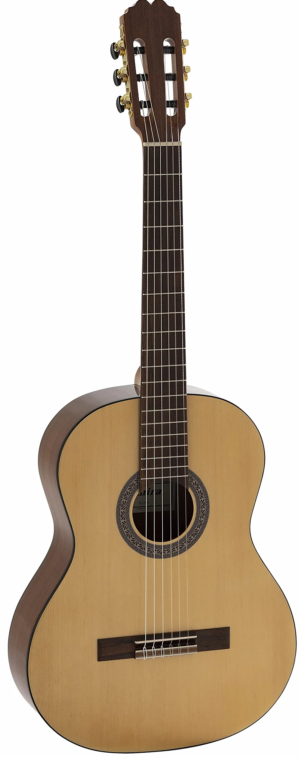 Guitarra Española Clásica ADMIRA ELSA de Madera Acabado Luxe Tamaño 4/4 con Funda Acolchada - Rockmusic España