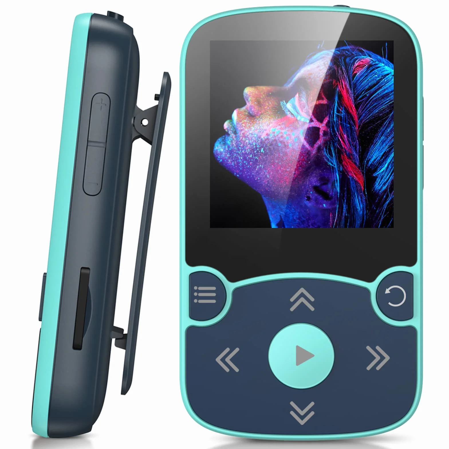 AGPTEK 32GB Clip Reproductor MP3 Deportivo Bluetooth 5.3 HiFi Sin Pérdida Radio FM Podómetro