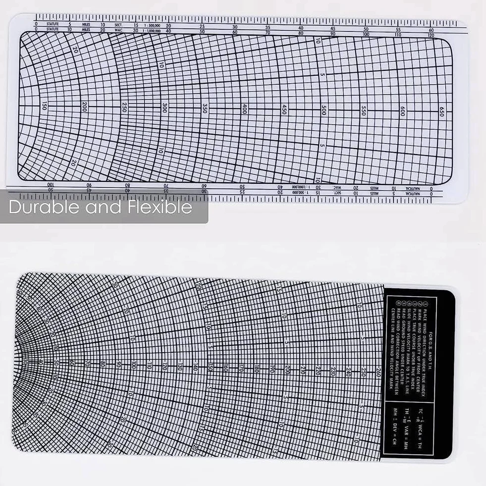 Ordenador de vuelo E6B Plotter aviación Regla cálculo circular Entrenamiento pilotos