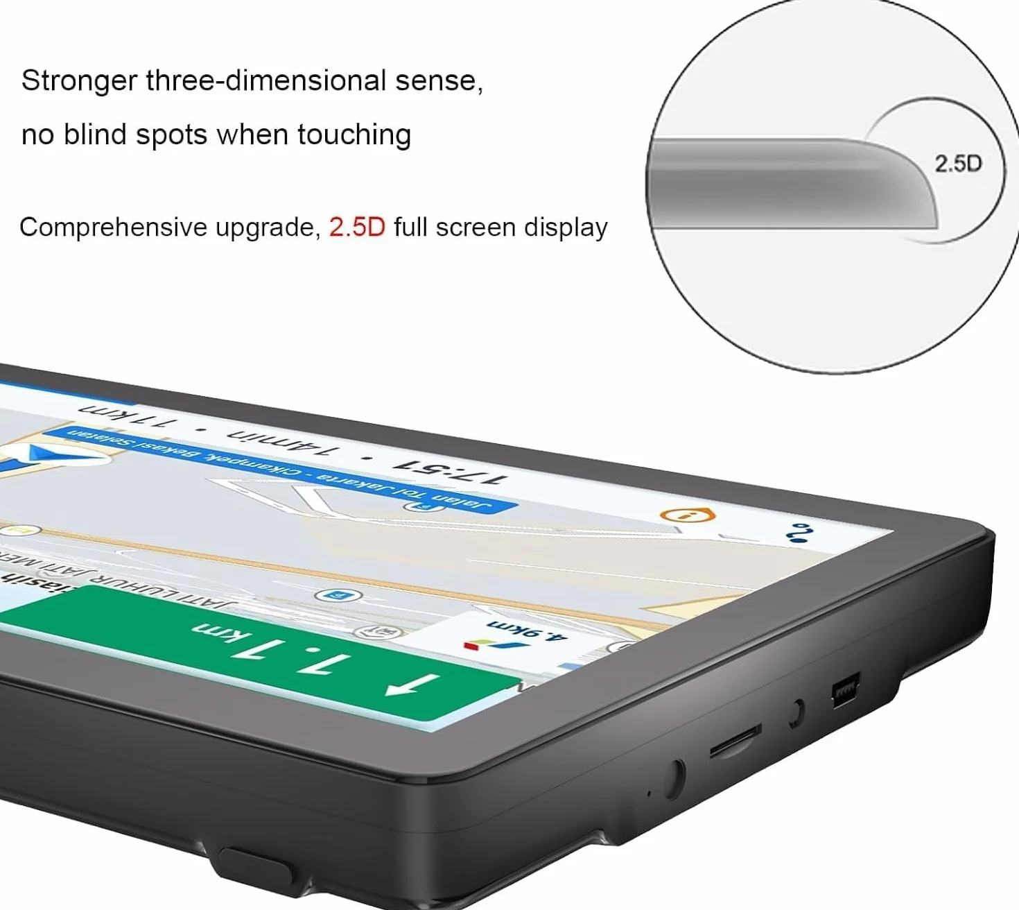 9 Pulgadas GPS Coche,GPS Camiones Profesional,Navegador GPS Coche,para Camiones y Coches,Actualizaciones de Mapas de Europa para Toda la Vida