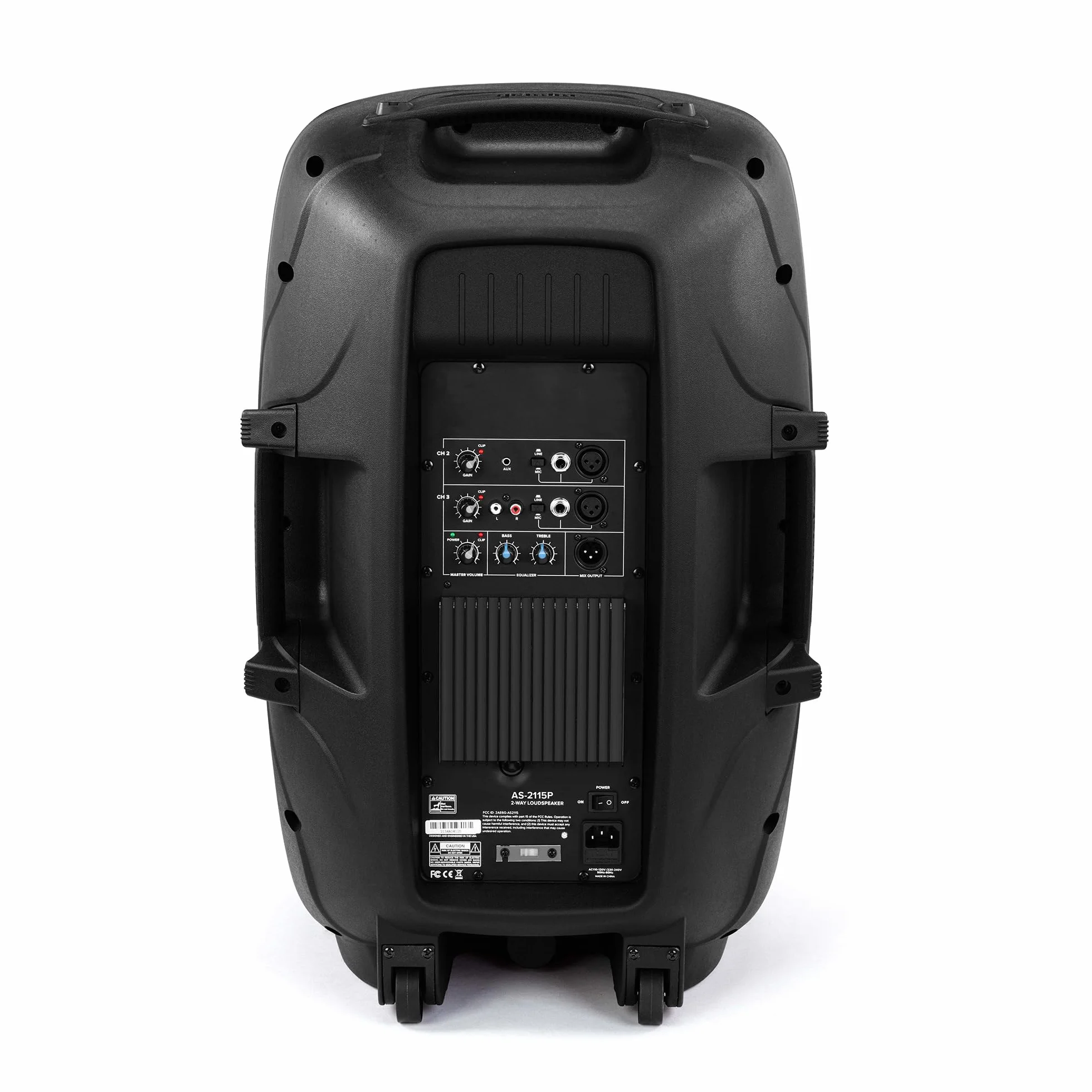 Gemini AS-2115P: 2000 Watt Active 15” Loudspeaker
